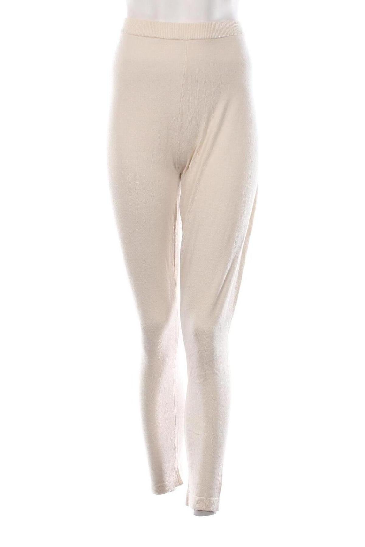 Damen Leggings, Größe L, Farbe Beige, Preis 6,99 €