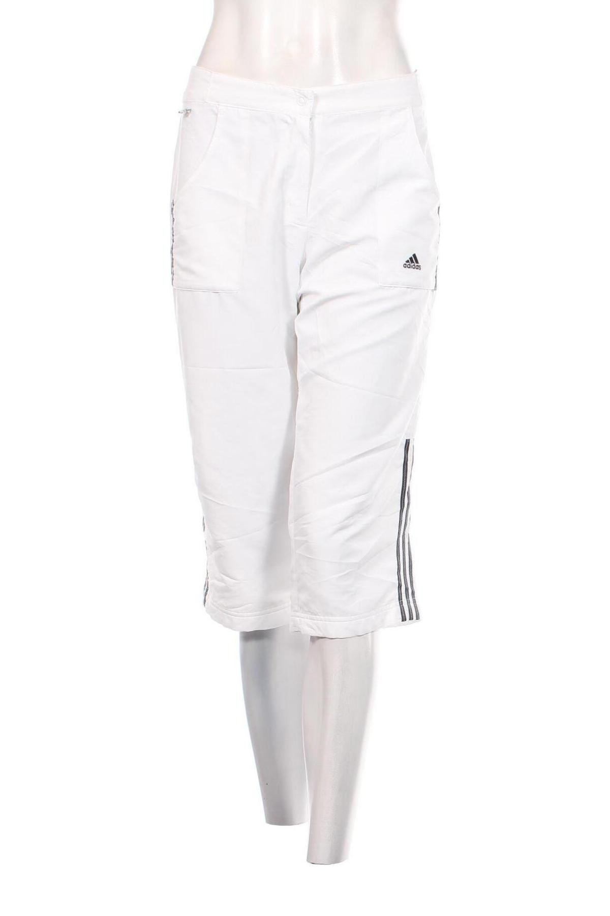 Pantaloni de femei Adidas, Mărime M, Culoare Alb, Preț 38,49 Lei