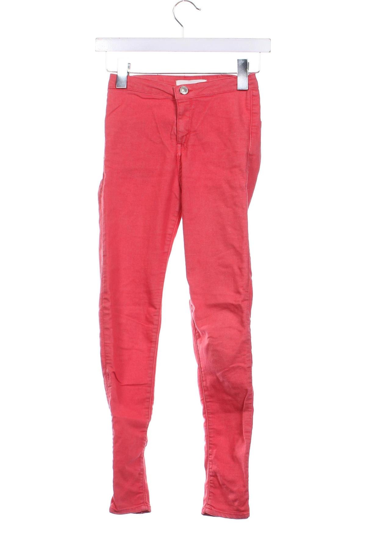 Damenhose Bershka, Größe XXS, Farbe Rot, Preis € 8,49