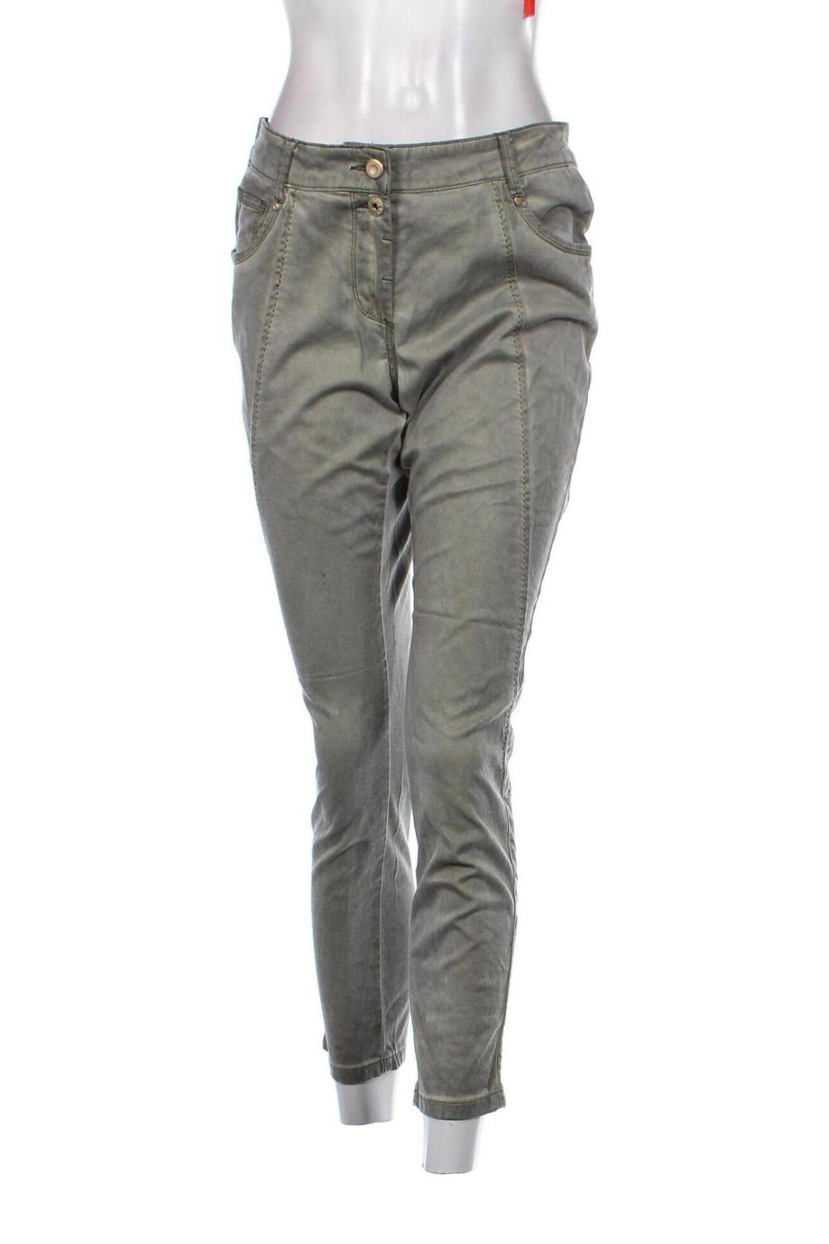 Pantaloni de femei Cecil, Mărime M, Culoare Verde, Preț 28,99 Lei