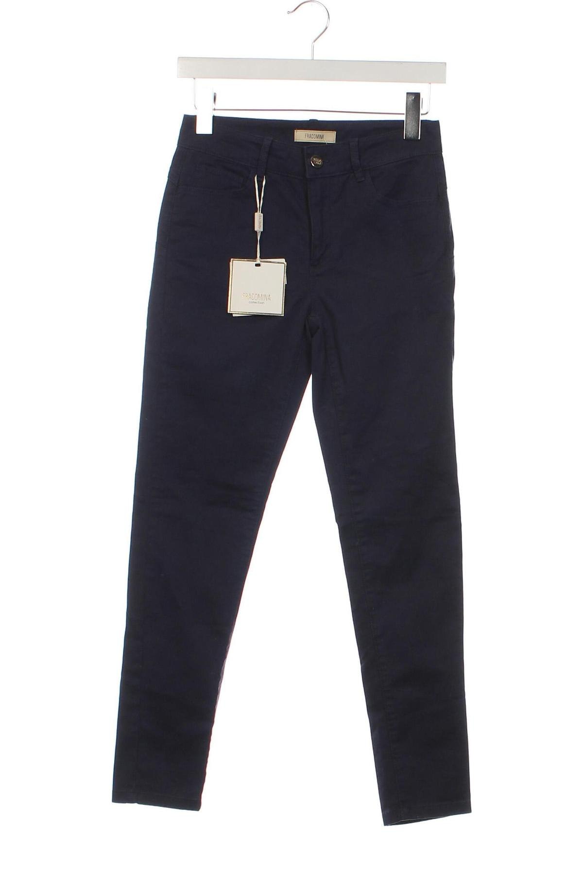 Pantaloni de femei Fracomina, Mărime XS, Culoare Albastru, Preț 298,99 Lei