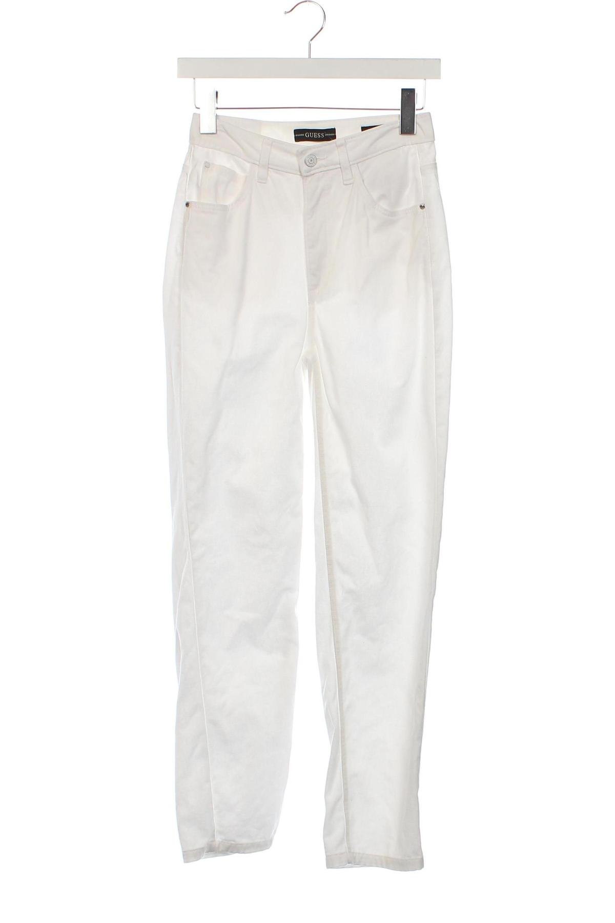 Pantaloni de femei Guess, Mărime XXS, Culoare Alb, Preț 124,99 Lei