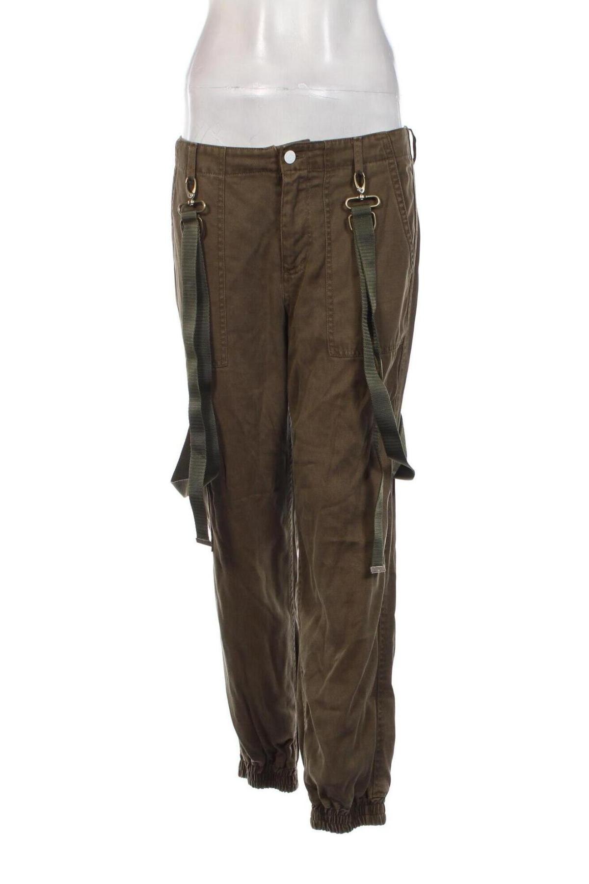 Pantaloni de femei Guess, Mărime M, Culoare Verde, Preț 102,99 Lei