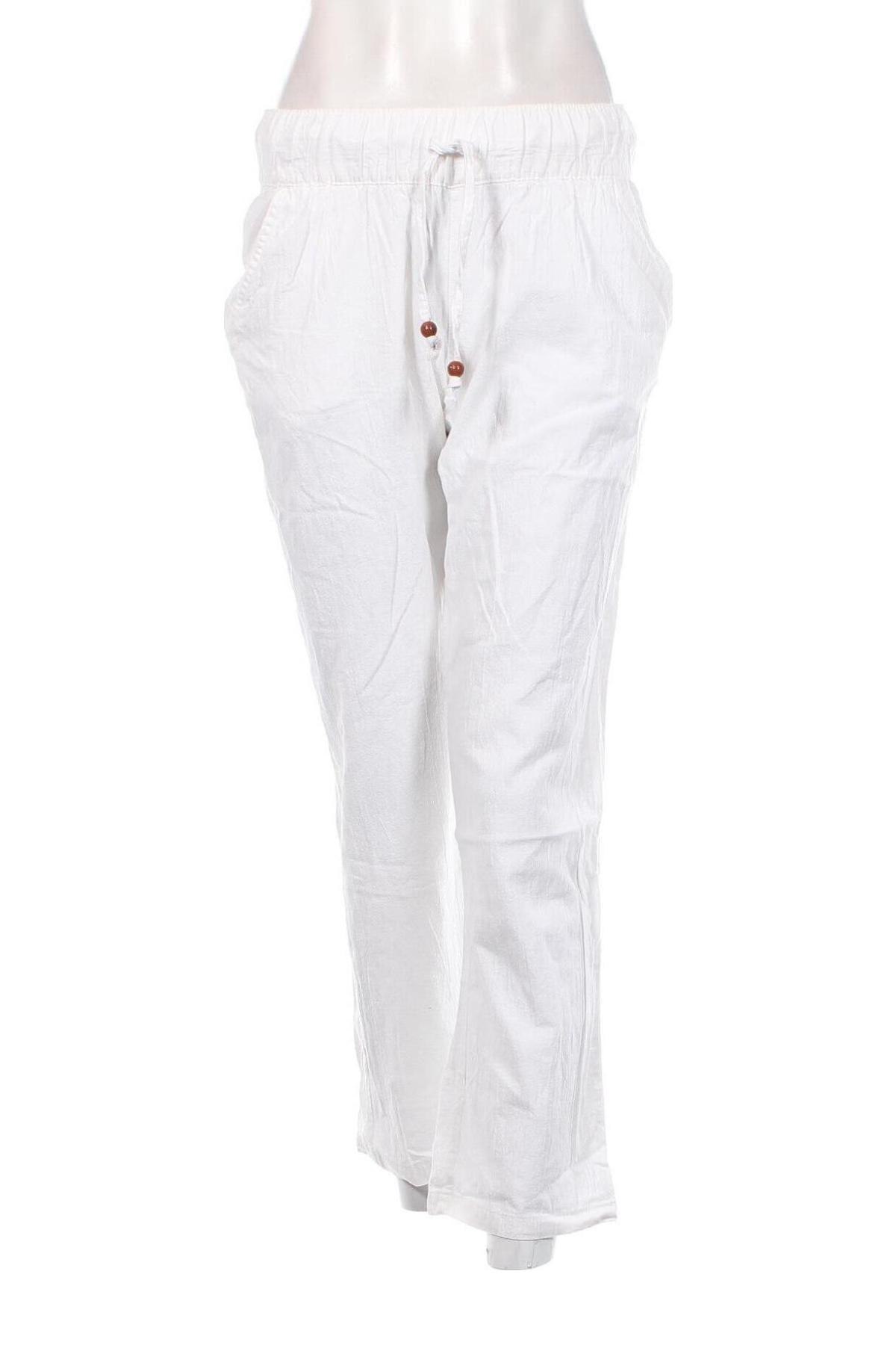 Pantaloni de femei Janina, Mărime S, Culoare Alb, Preț 44,99 Lei