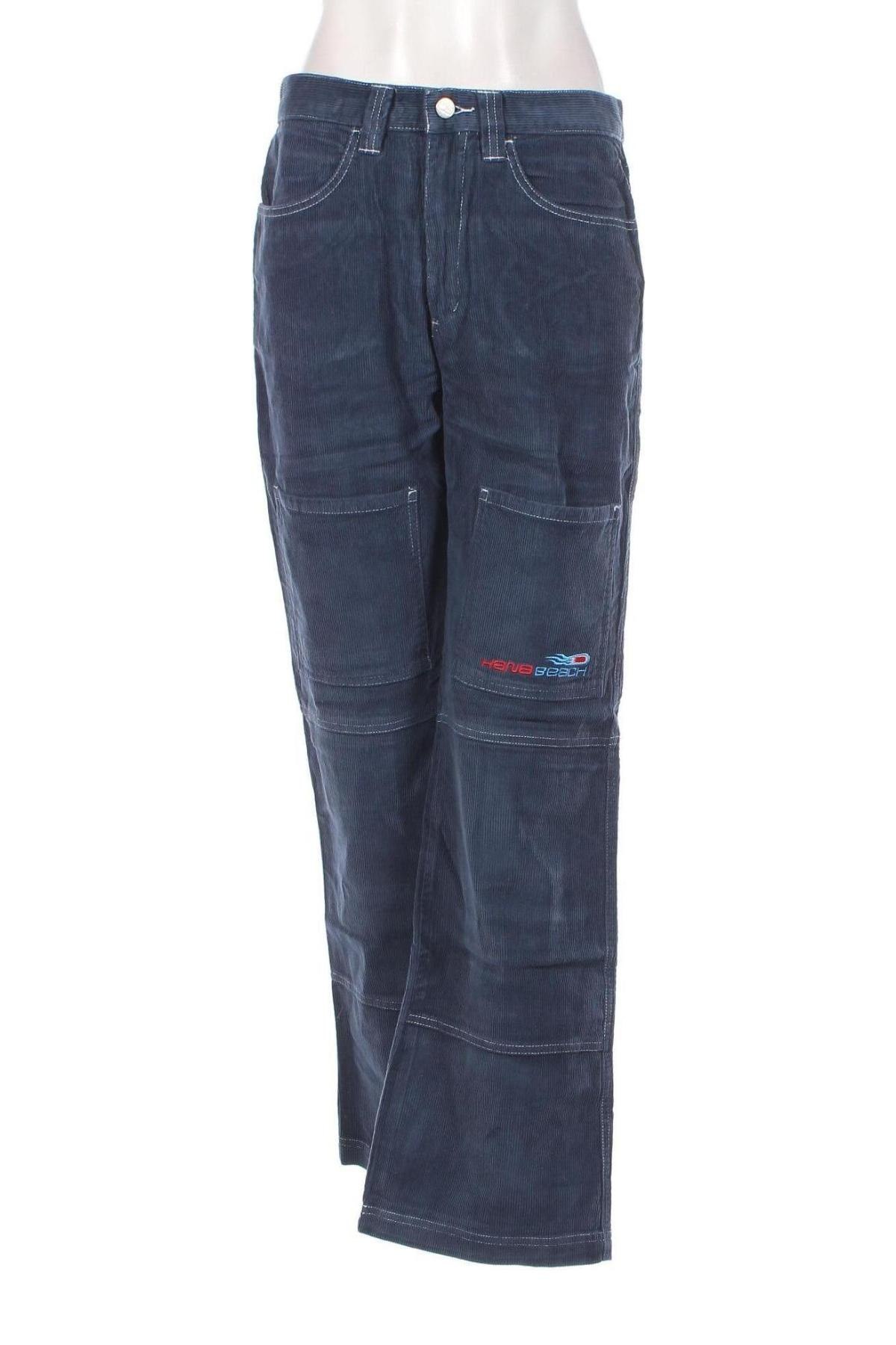 Pantaloni de femei Kanabeach, Mărime S, Culoare Albastru, Preț 76,99 Lei