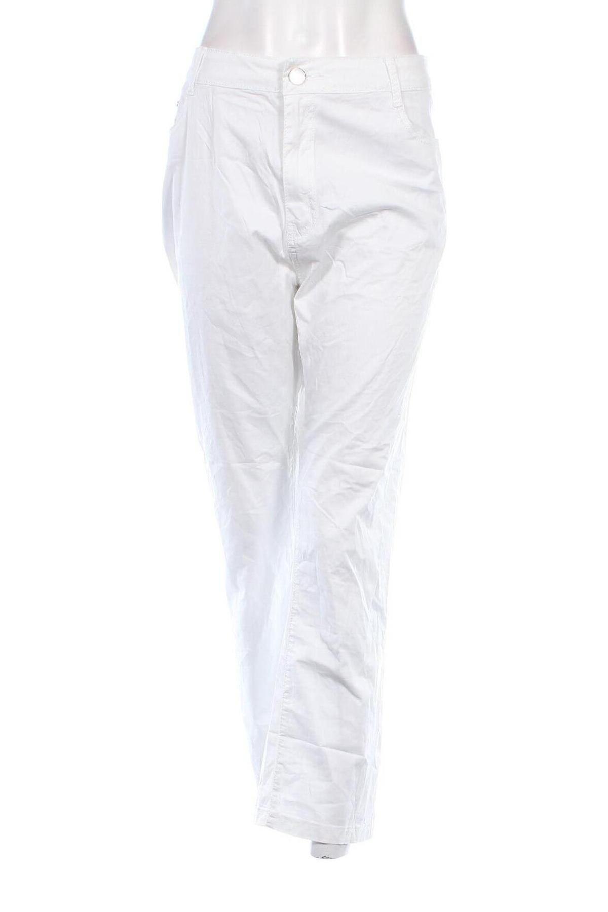 Pantaloni de femei Max&liu, Mărime XXL, Culoare Alb, Preț 71,99 Lei