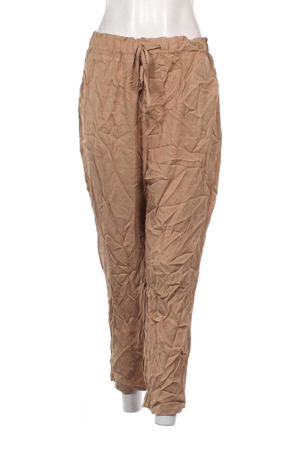 Damenhose Oltre, Größe L, Farbe Beige, Preis 23,99 €