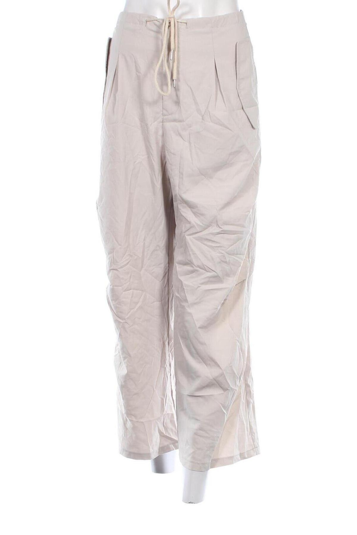 Pantaloni de femei SHEIN, Mărime S, Culoare Ecru, Preț 23,99 Lei