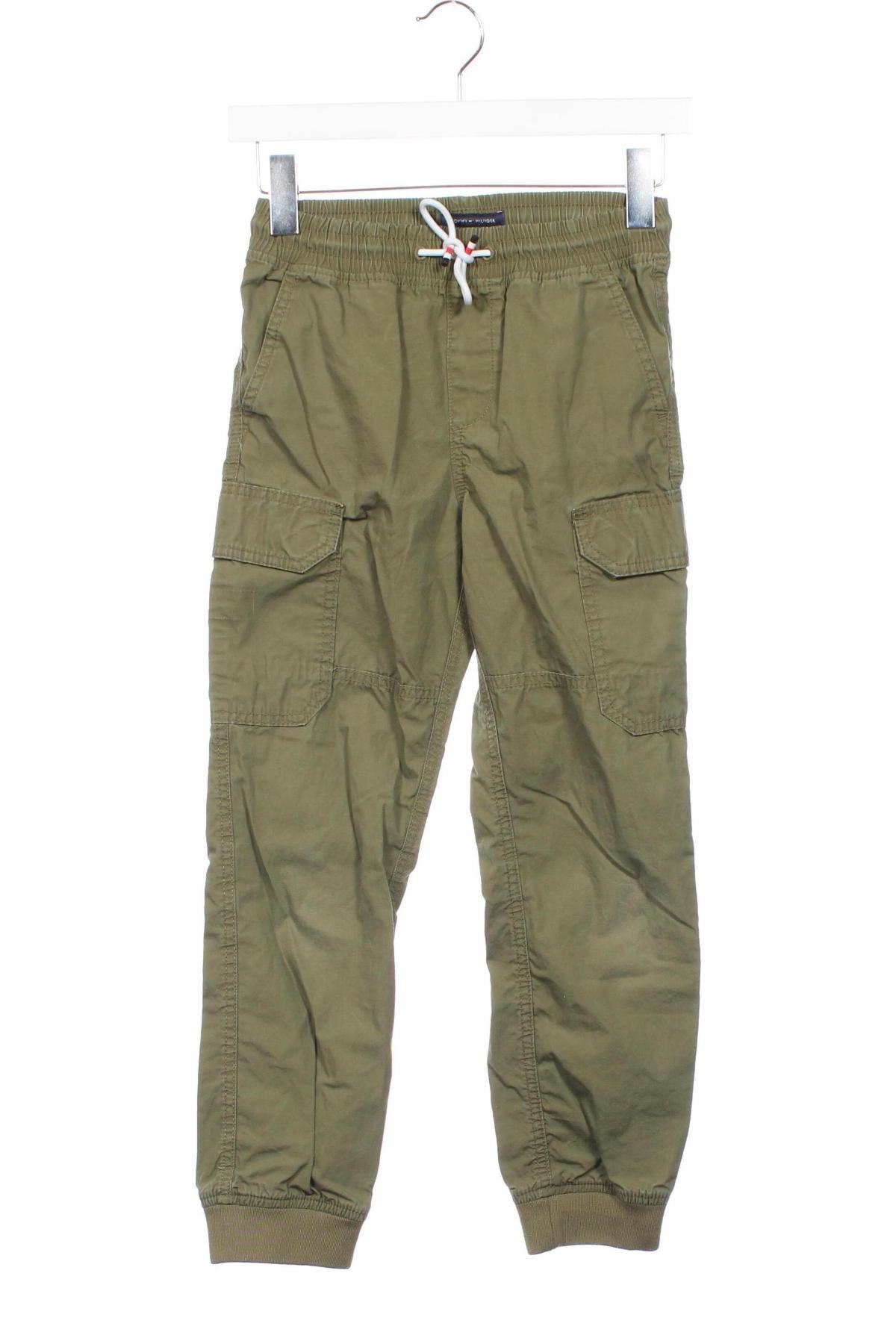 Pantaloni de femei Tommy Hilfiger, Mărime XXS, Culoare Verde, Preț 158,99 Lei