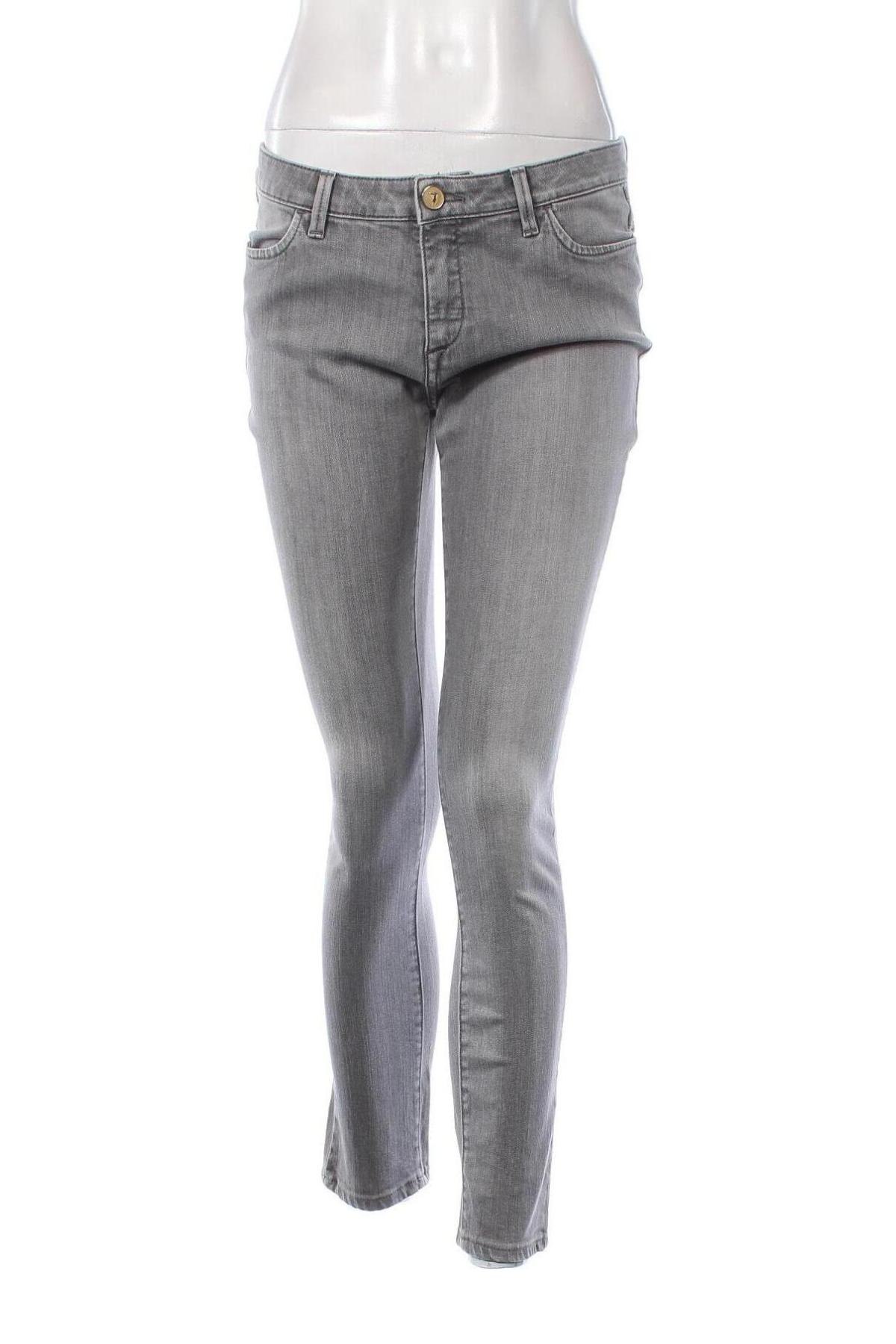 Damenhose Trussardi Jeans, Größe M, Farbe Grau, Preis 14,99 €