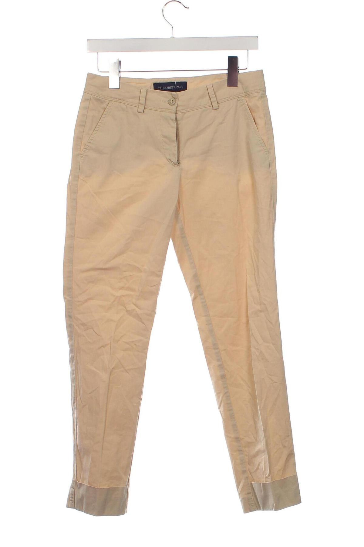 Damenhose Trussardi Jeans, Größe M, Farbe Beige, Preis € 23,99