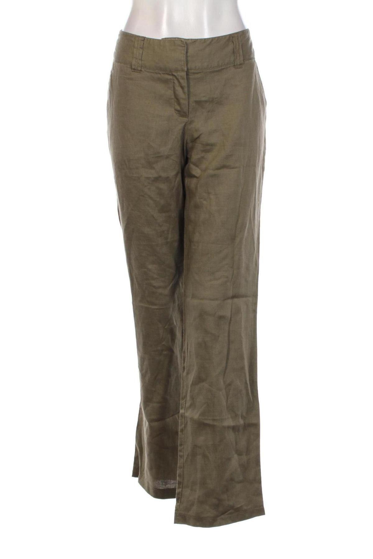 Pantaloni de femei Yessica, Mărime M, Culoare Verde, Preț 44,99 Lei