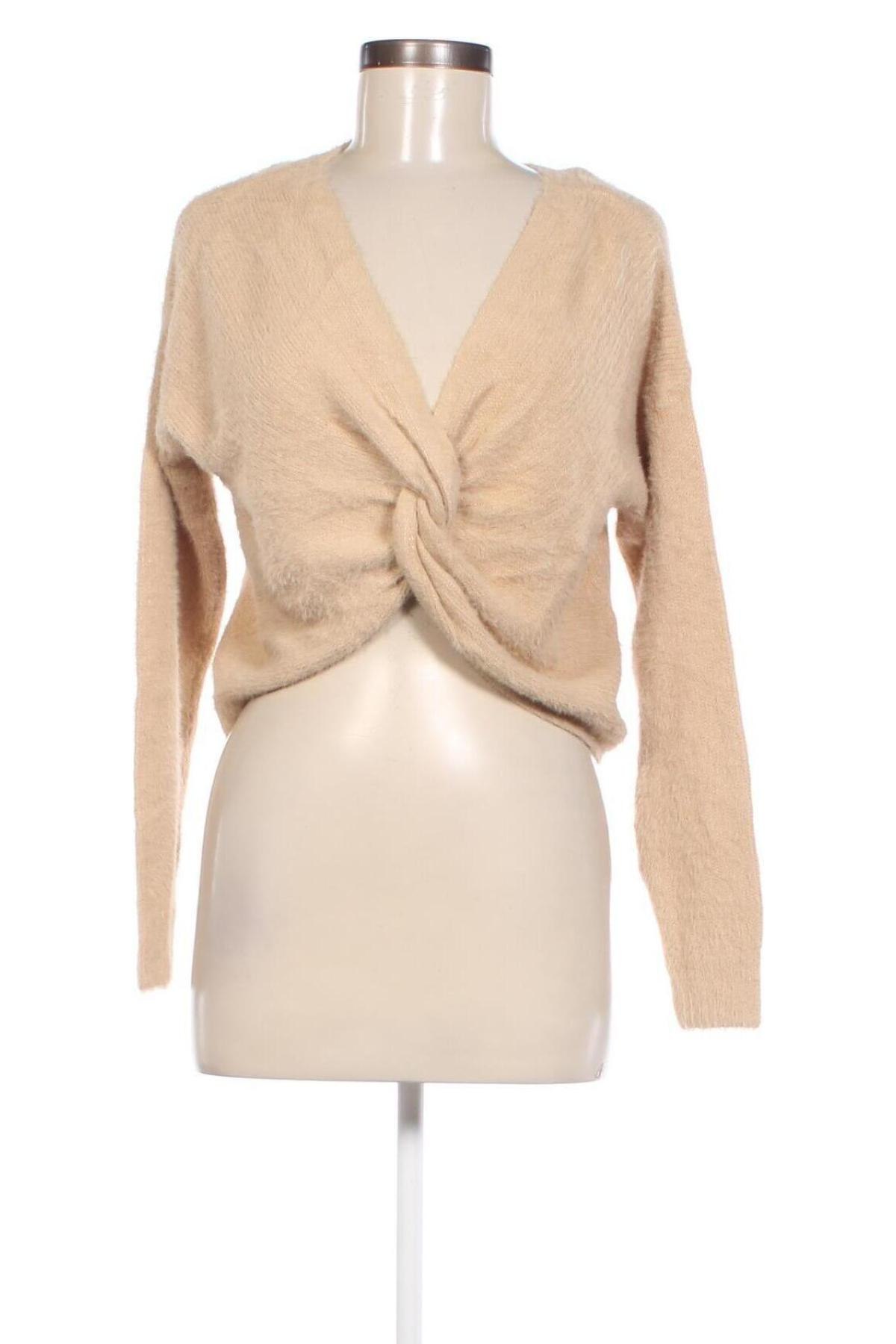 Damenpullover, Größe M, Farbe Beige, Preis 9,49 €