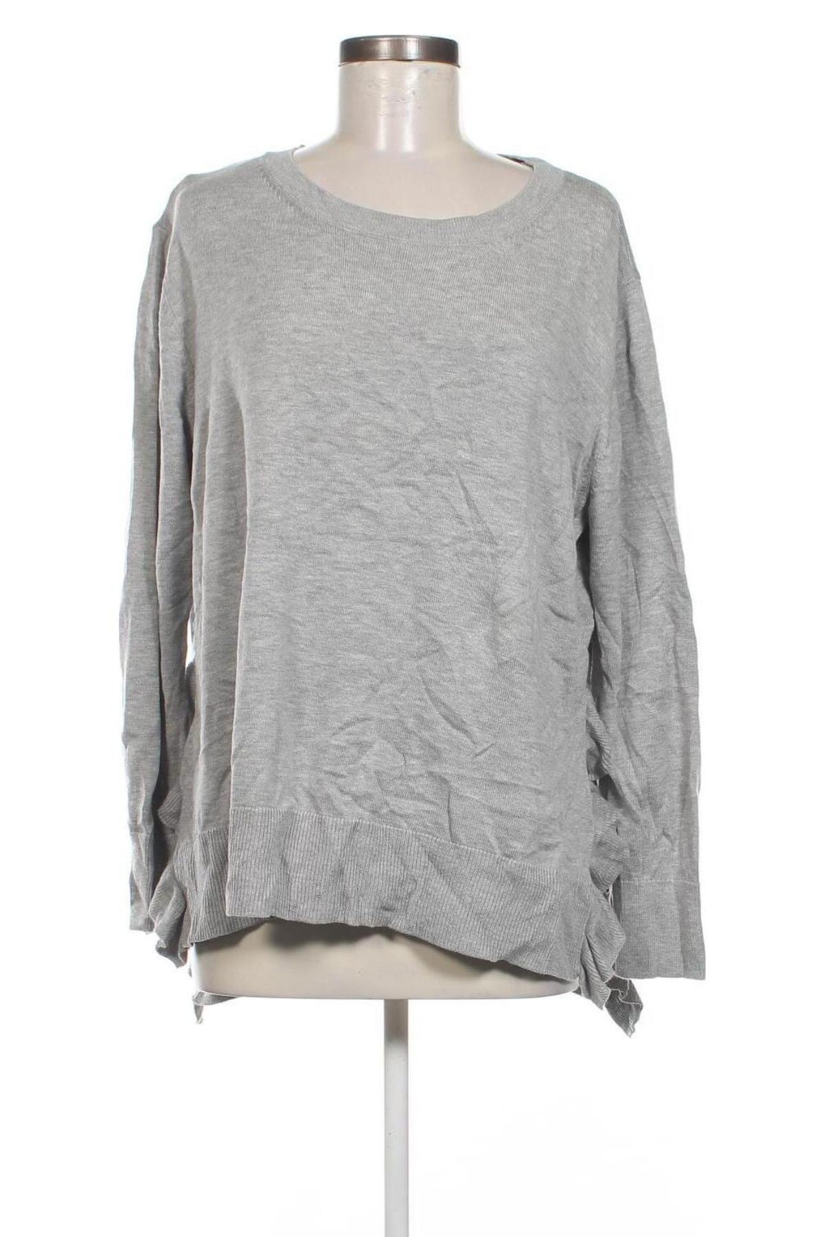 Damenpullover, Größe L, Farbe Grau, Preis 9,49 €