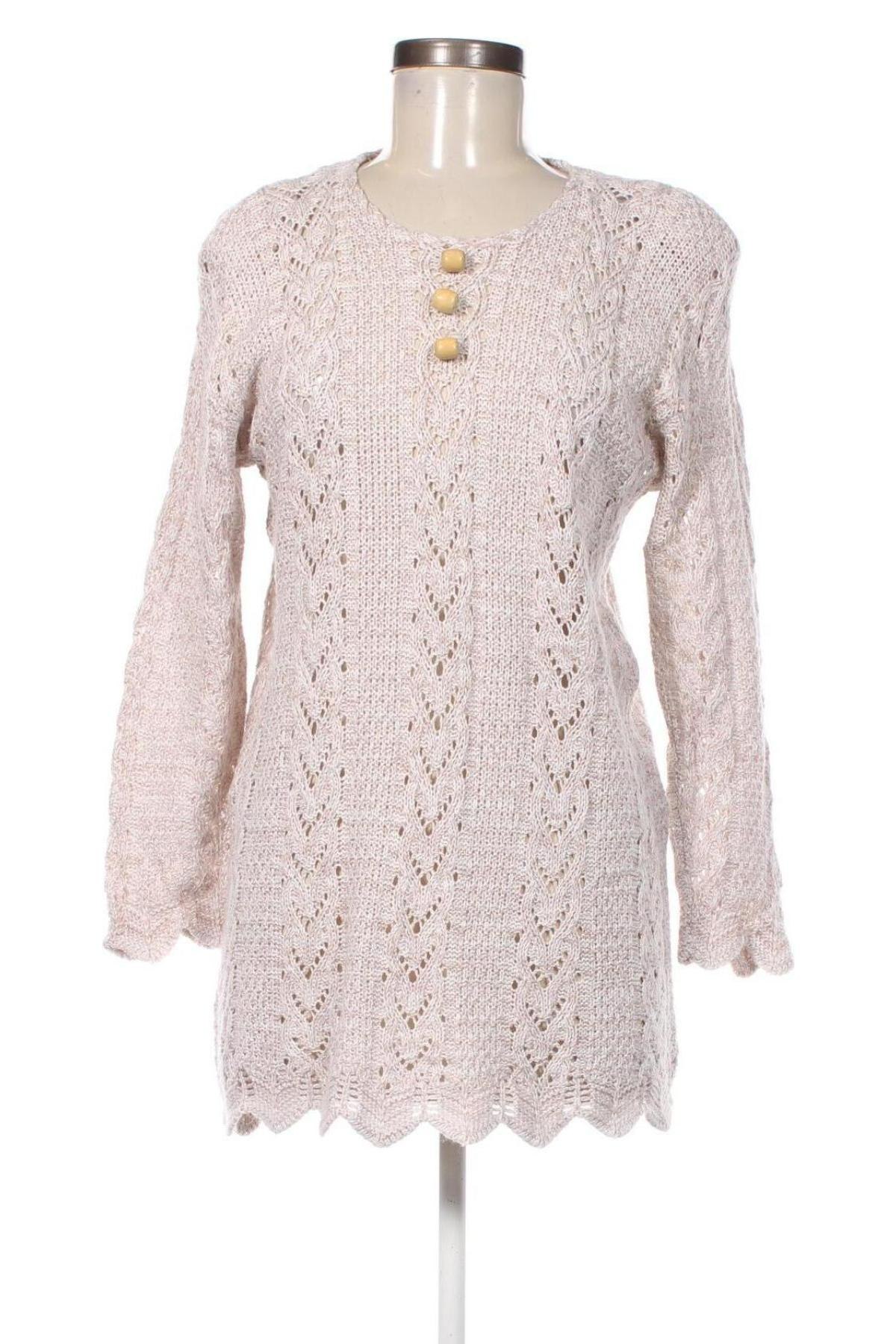 Damenpullover, Größe L, Farbe Beige, Preis 8,99 €