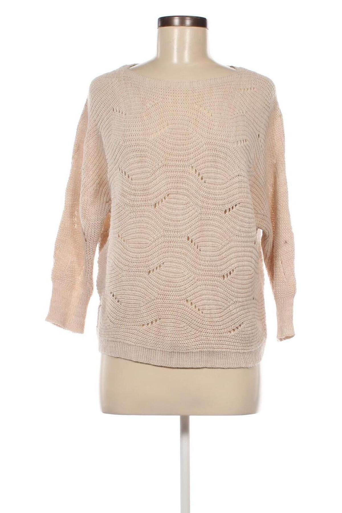 Damenpullover Amelie & Amelie, Größe M, Farbe Beige, Preis € 9,49