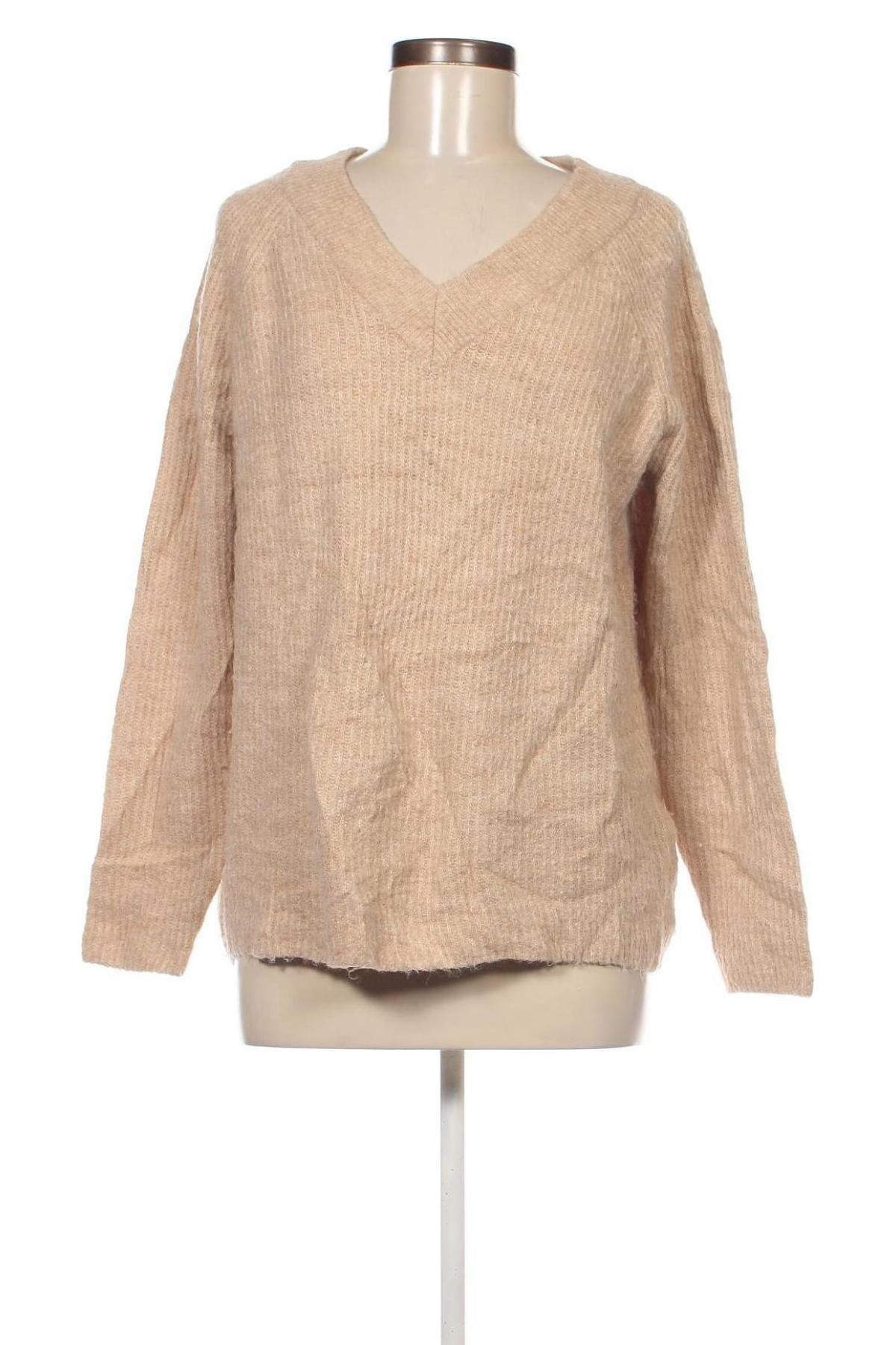 Damenpullover C&A, Größe L, Farbe Beige, Preis 9,49 €