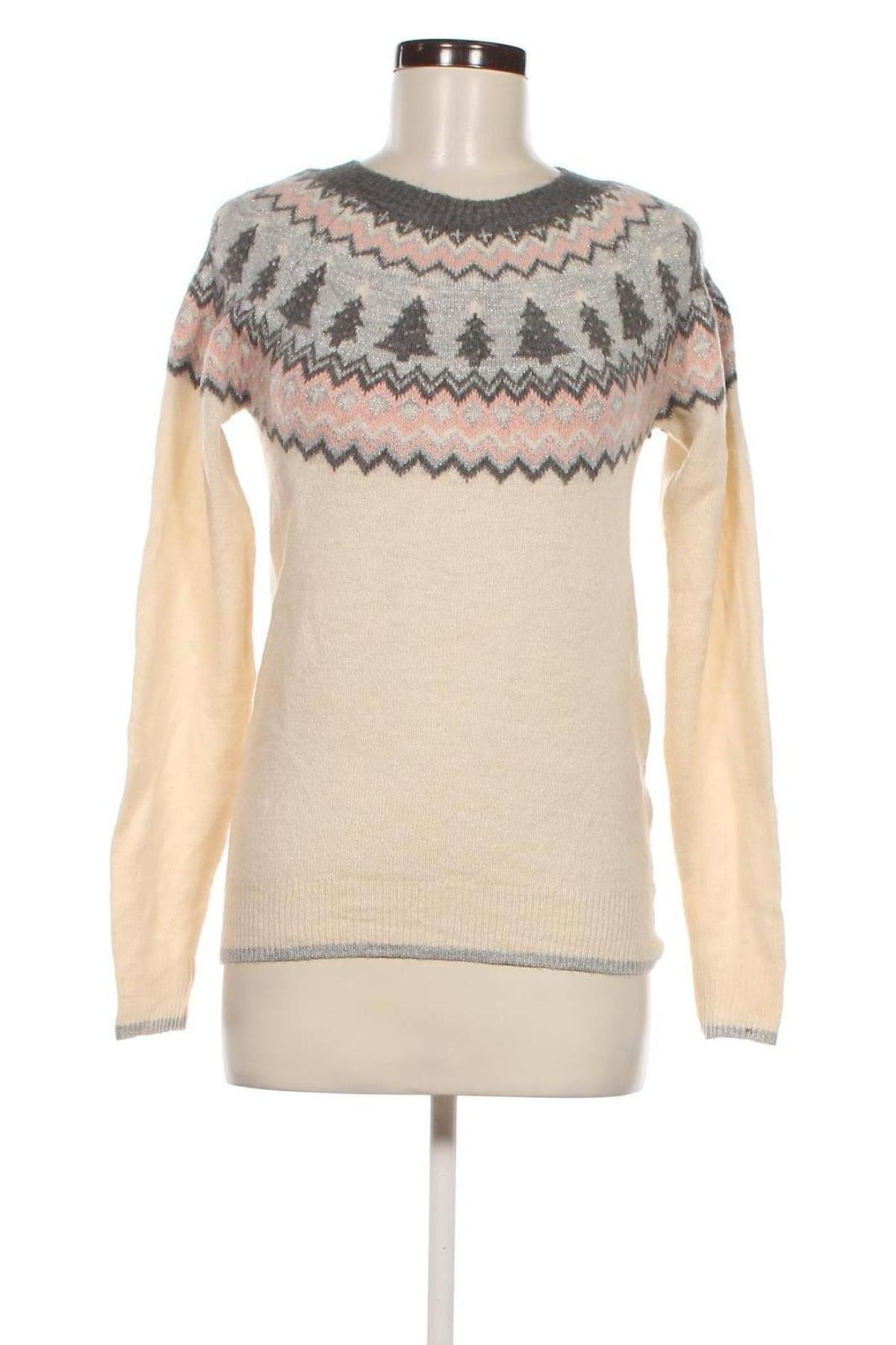 Damenpullover George, Größe S, Farbe Beige, Preis 9,49 €