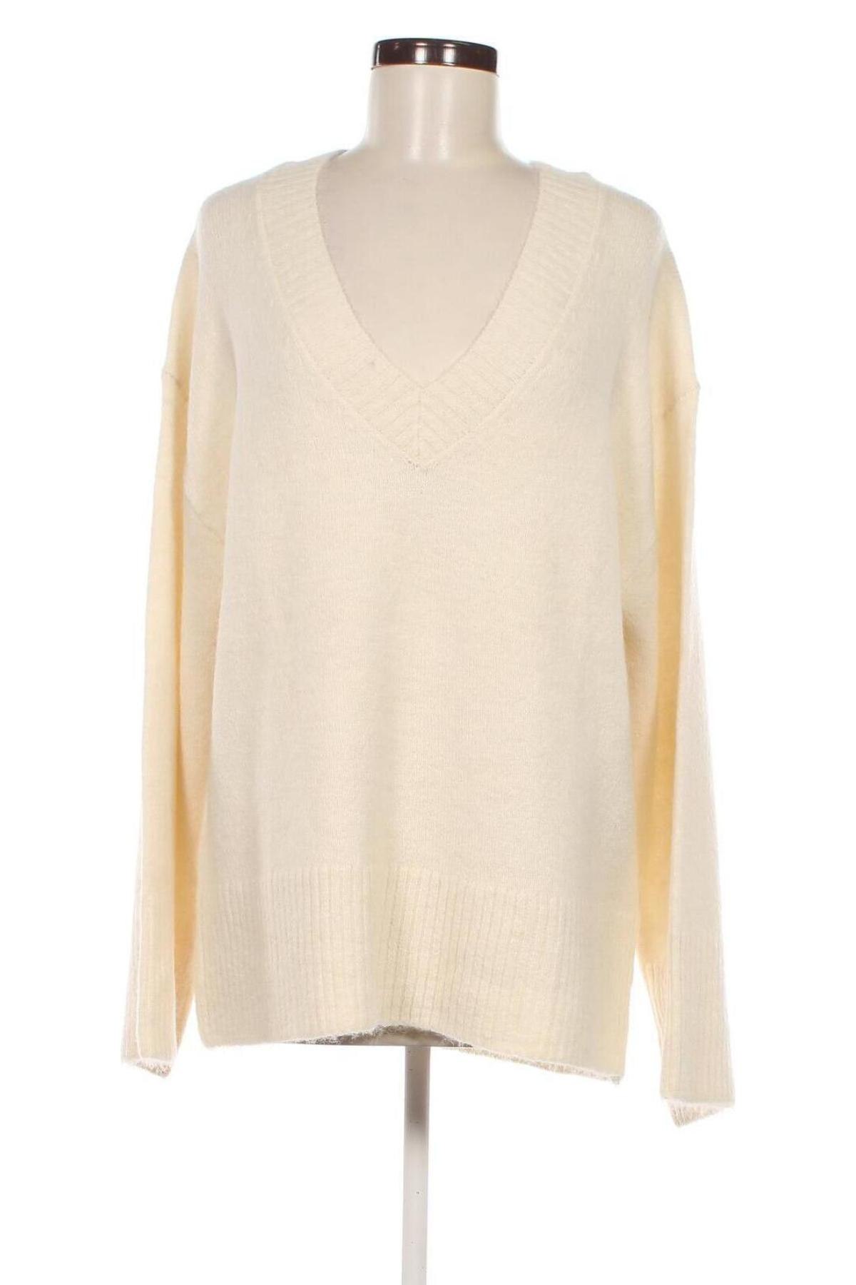 Damenpullover Gina Tricot, Größe M, Farbe Ecru, Preis 20,99 €