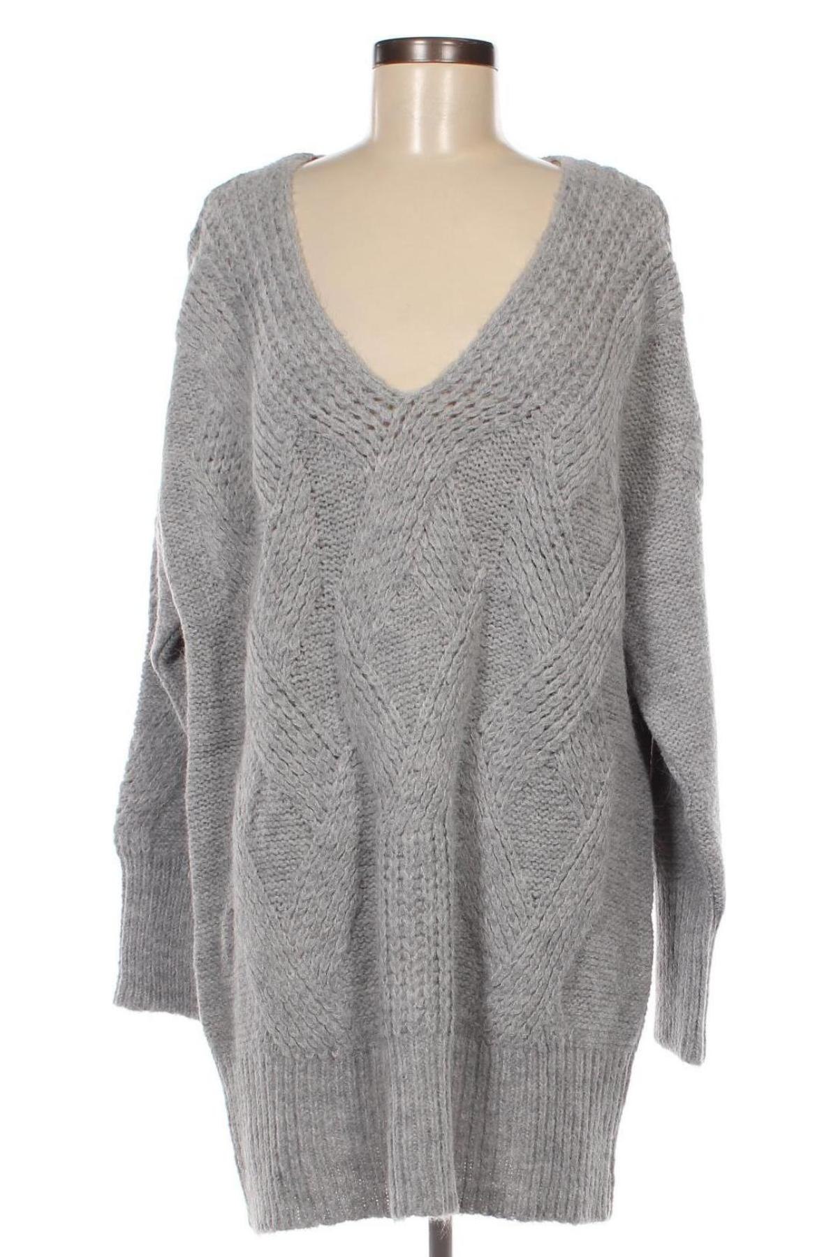 Damenpullover Guido Maria Kretschmer for About You, Größe XL, Farbe Grau, Preis € 21,99