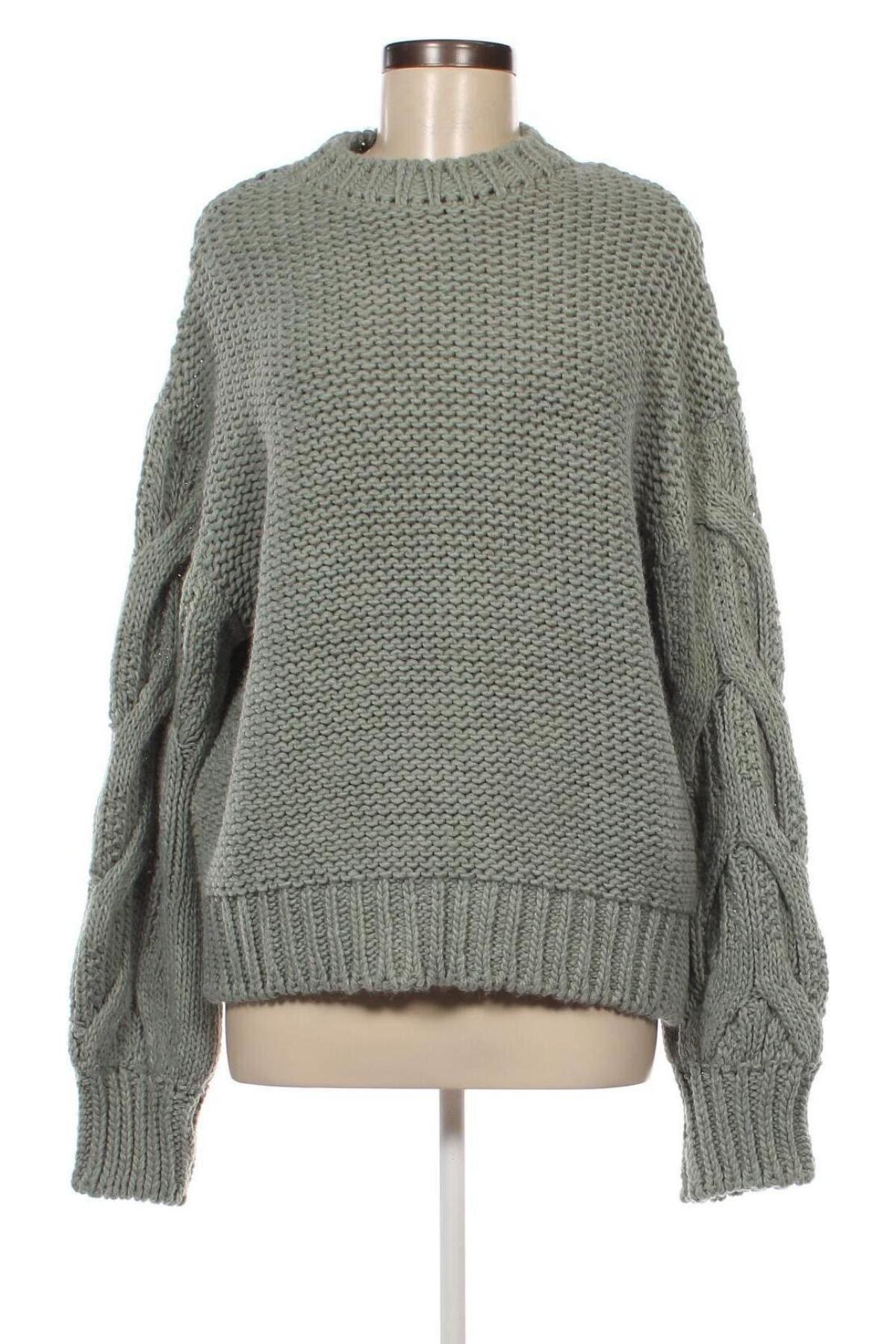 Damski sweter Guido Maria Kretschmer for About You, Rozmiar L, Kolor Zielony, Cena 124,99 zł