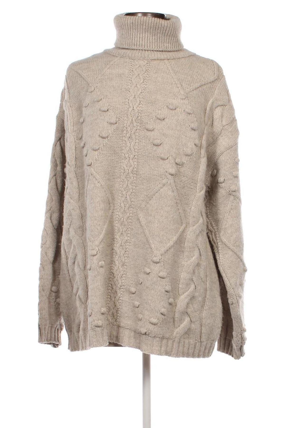 Damski sweter Guido Maria Kretschmer for About You, Rozmiar S, Kolor Beżowy, Cena 124,99 zł