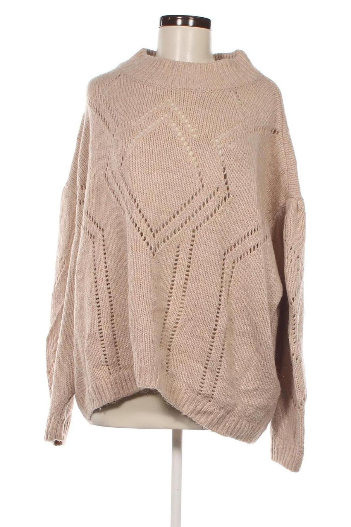 Damski sweter H&M, Rozmiar XL, Kolor ecru, Cena 23,99 zł