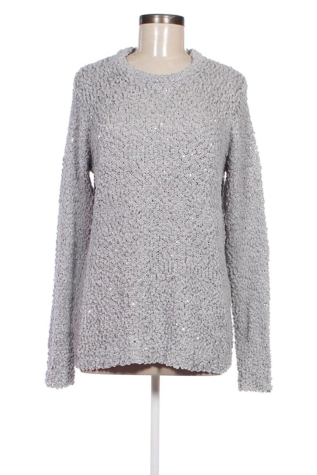 Damenpullover Janina, Größe L, Farbe Grau, Preis 9,49 €