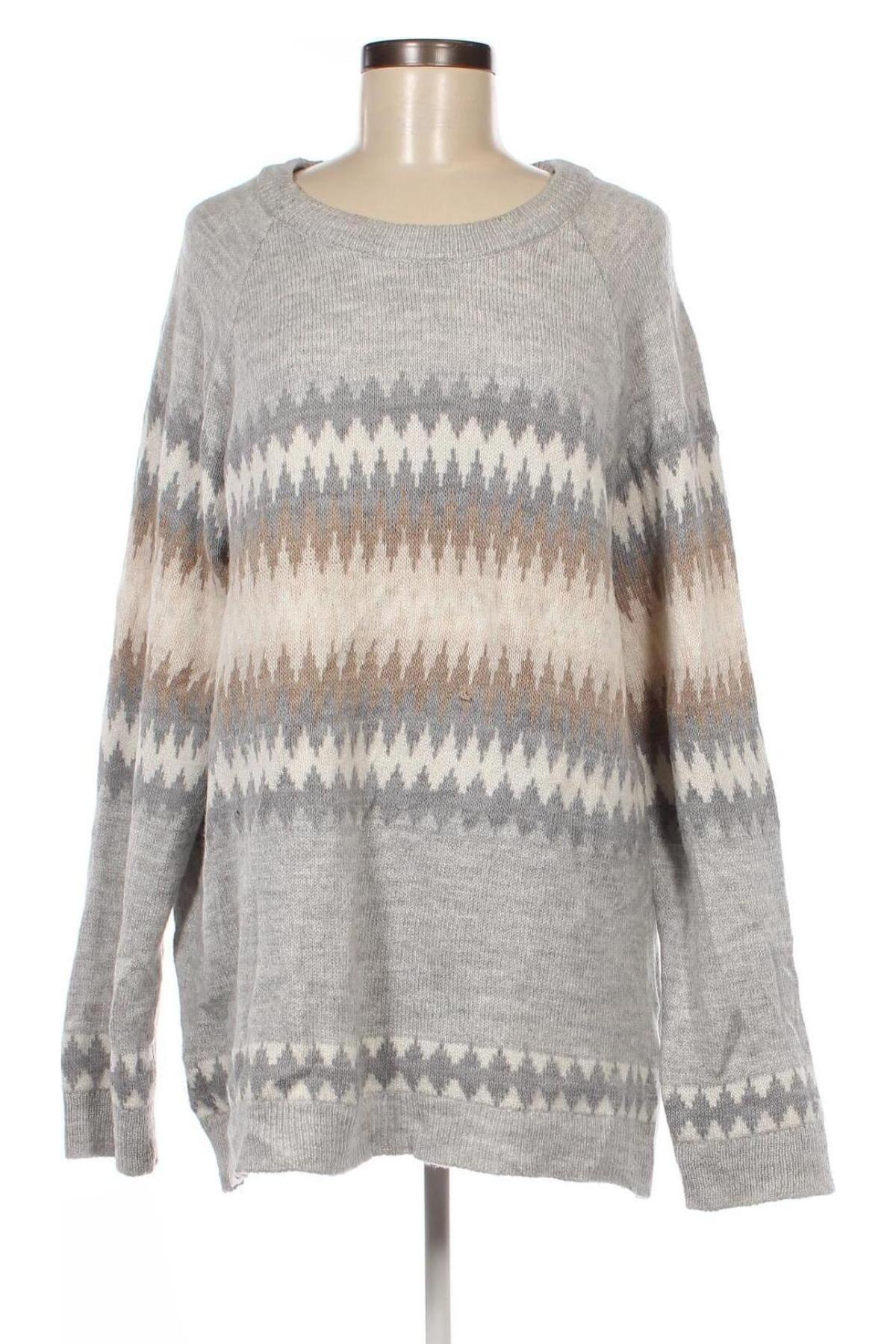 Damenpullover Laura Torelli, Größe L, Farbe Grau, Preis 8,49 €