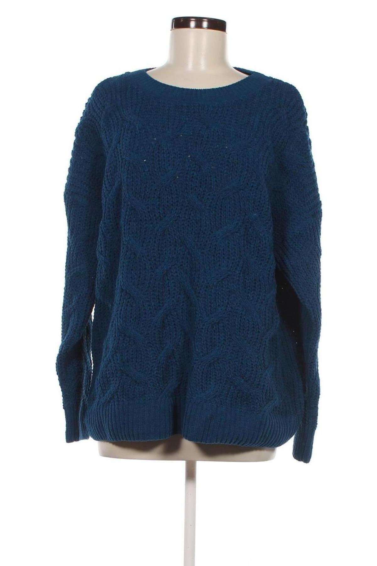 Damenpullover Rockmans, Größe L, Farbe Blau, Preis 12,99 €