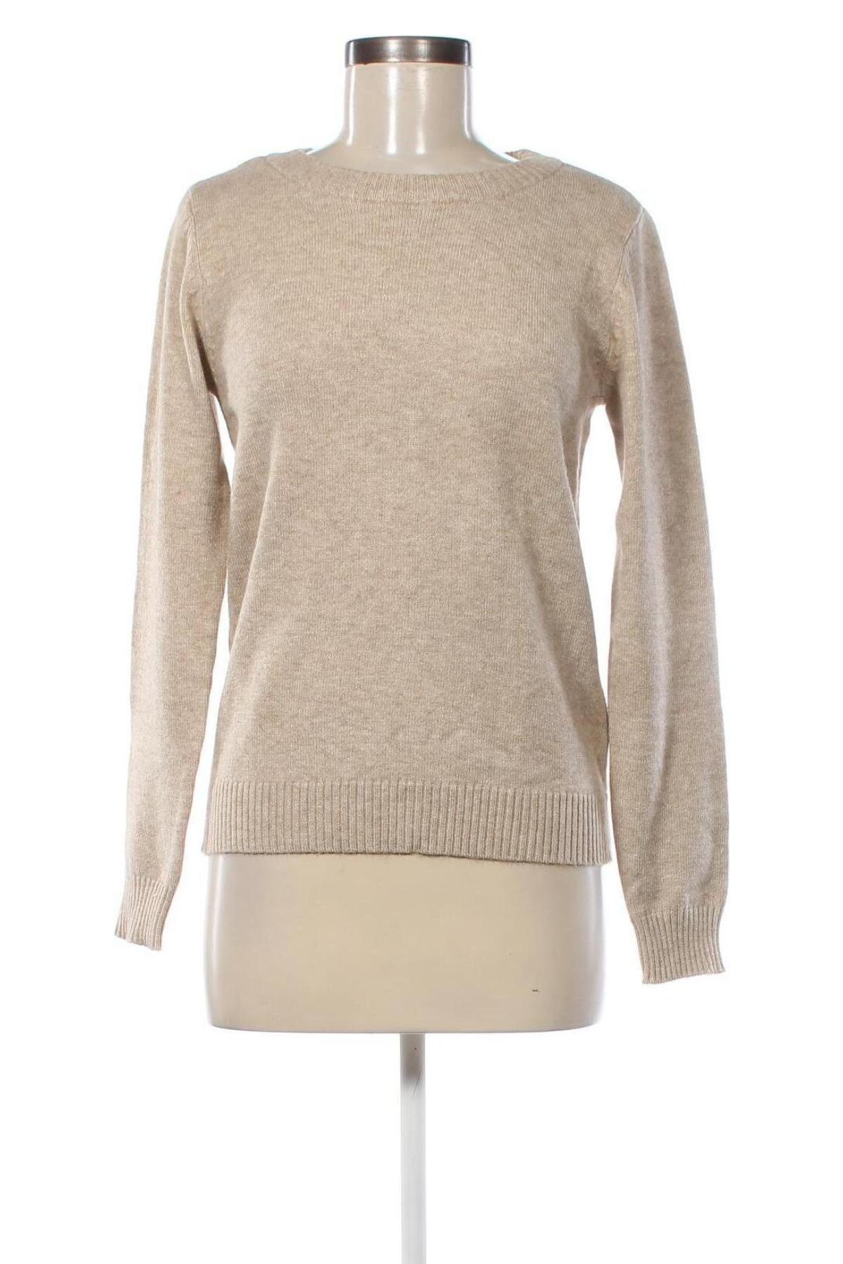 Damenpullover VILA, Größe XS, Farbe Beige, Preis 16,49 €