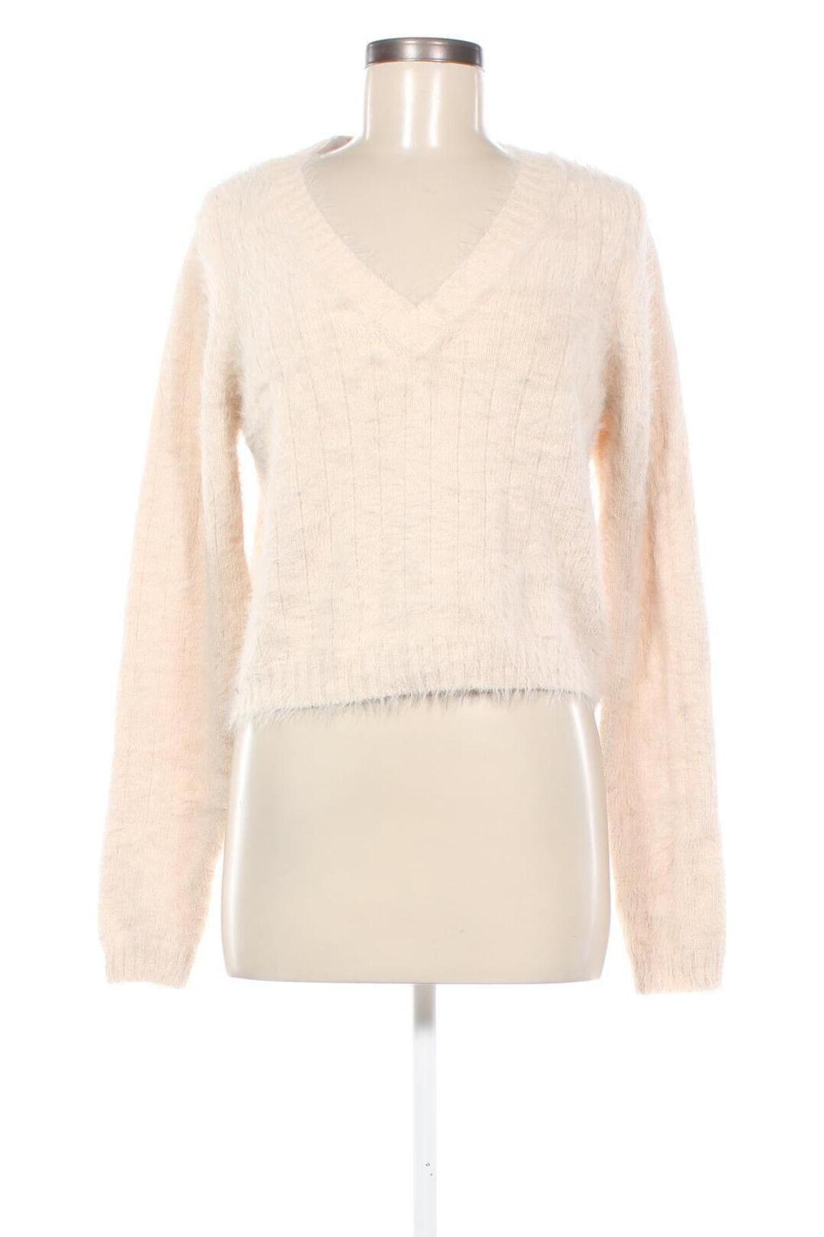 Damenpullover Vero Moda, Größe L, Farbe Beige, Preis 8,99 €