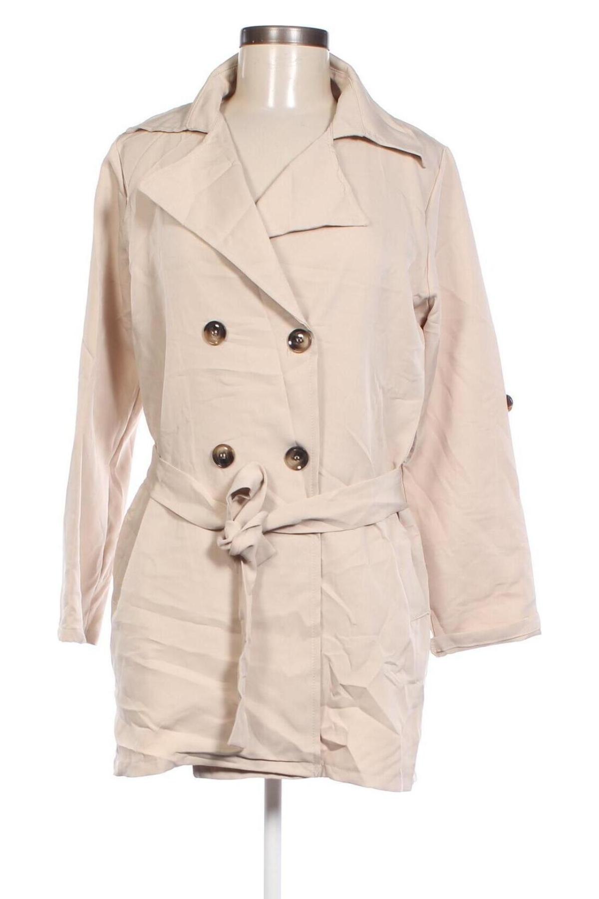 Damen Trenchcoat, Größe M, Farbe Beige, Preis 7,49 €