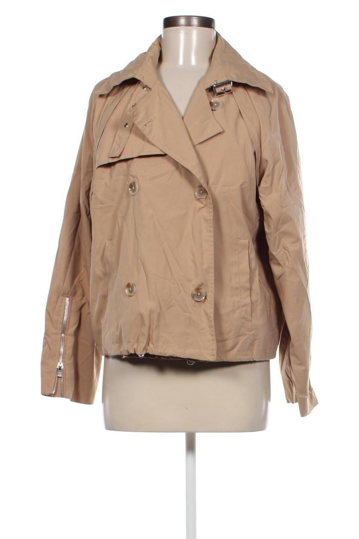 Damen Trenchcoat Amisu, Größe L, Farbe Beige, Preis 7,49 €