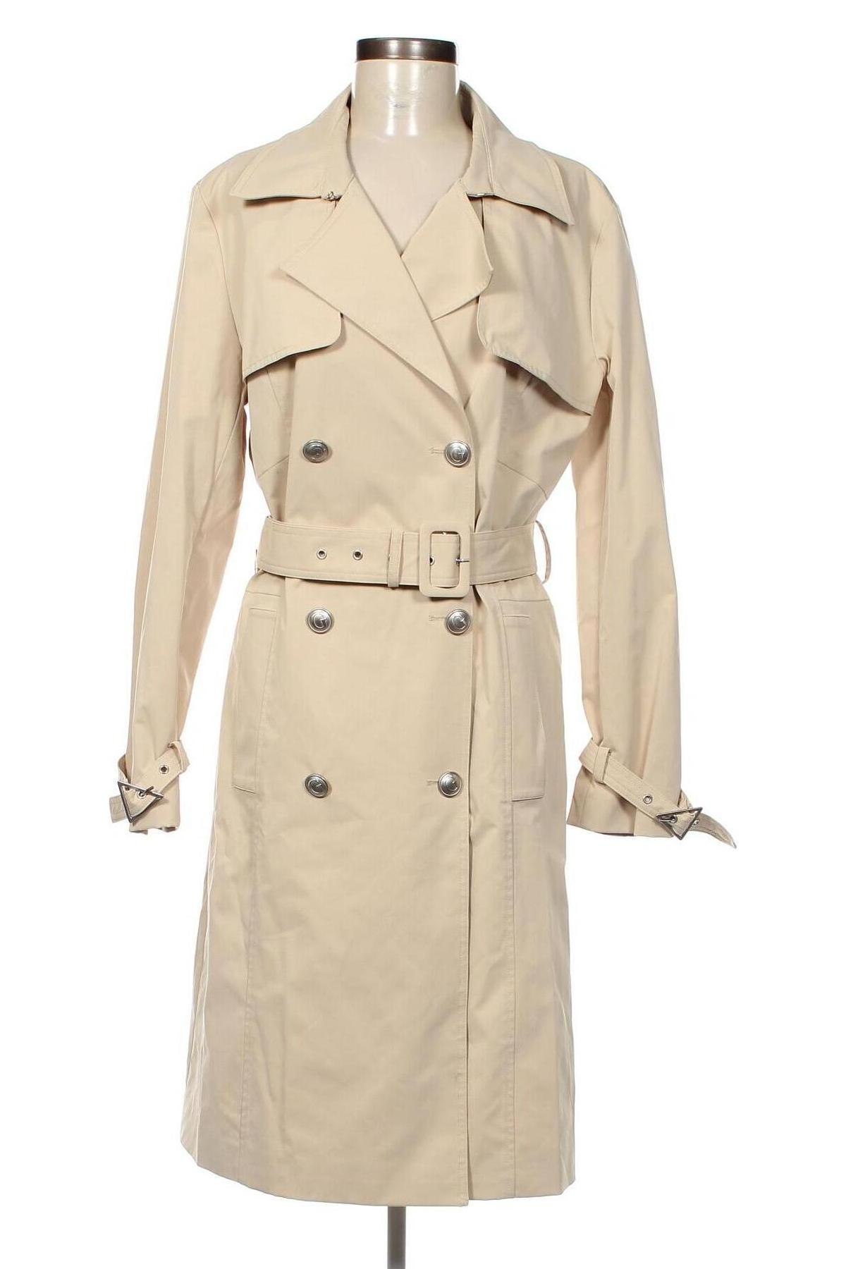 Damen Trenchcoat Guess, Größe L, Farbe Ecru, Preis 161,99 €