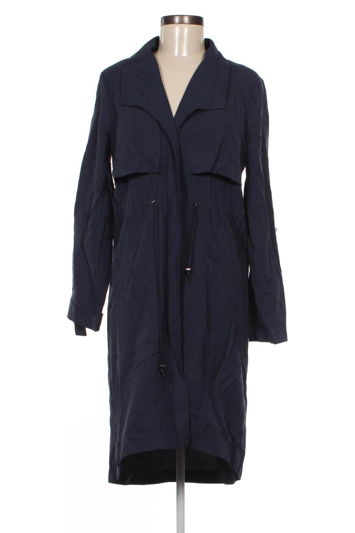 Damen Trenchcoat VILA, Größe XS, Farbe Blau, Preis 15,49 €