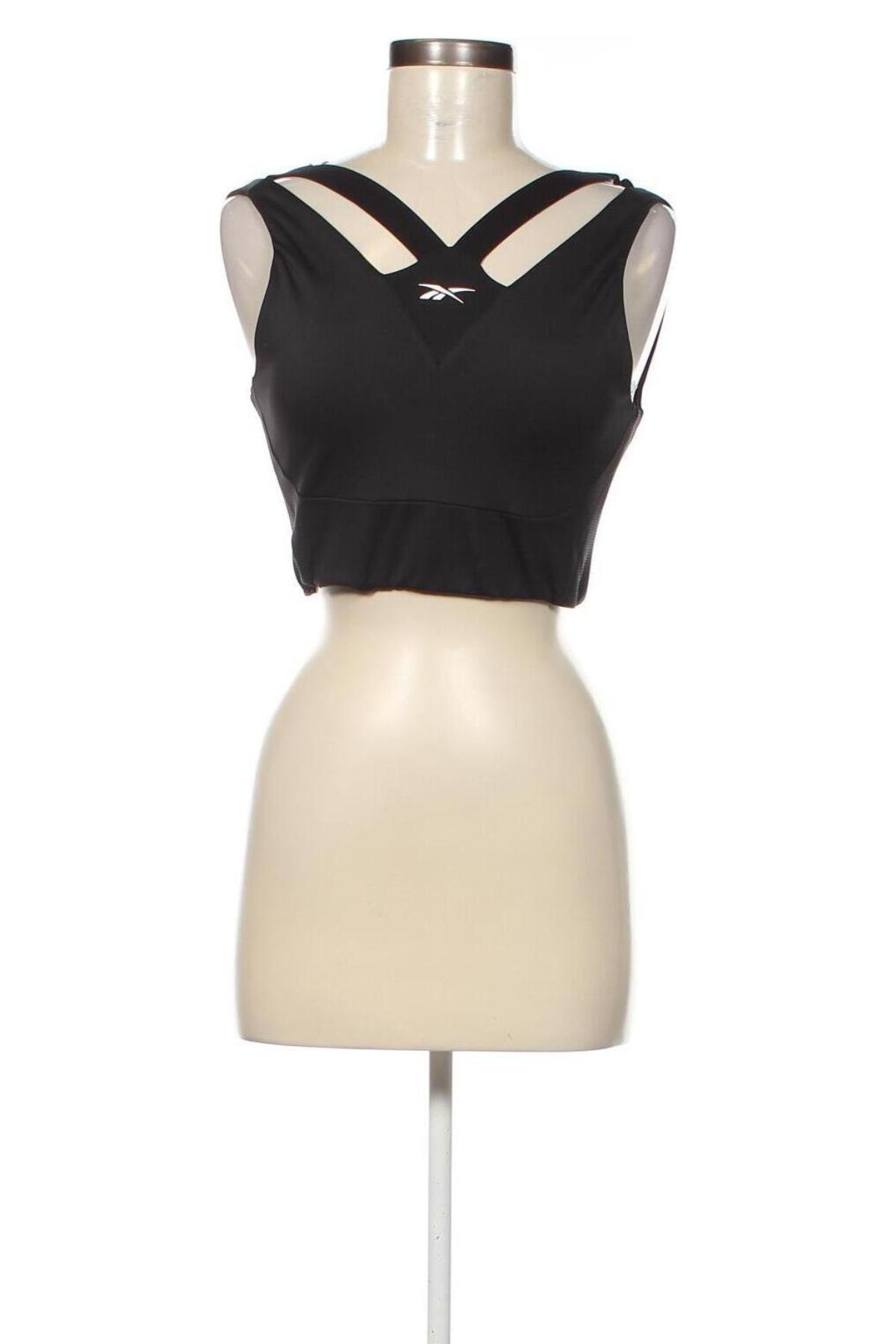 Damen Sporttop Reebok, Größe M, Farbe Schwarz, Preis 20,49 €