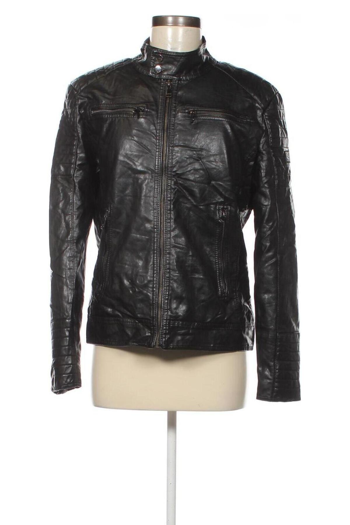 Damen Lederjacke, Größe XL, Farbe Schwarz, Preis 20,99 €