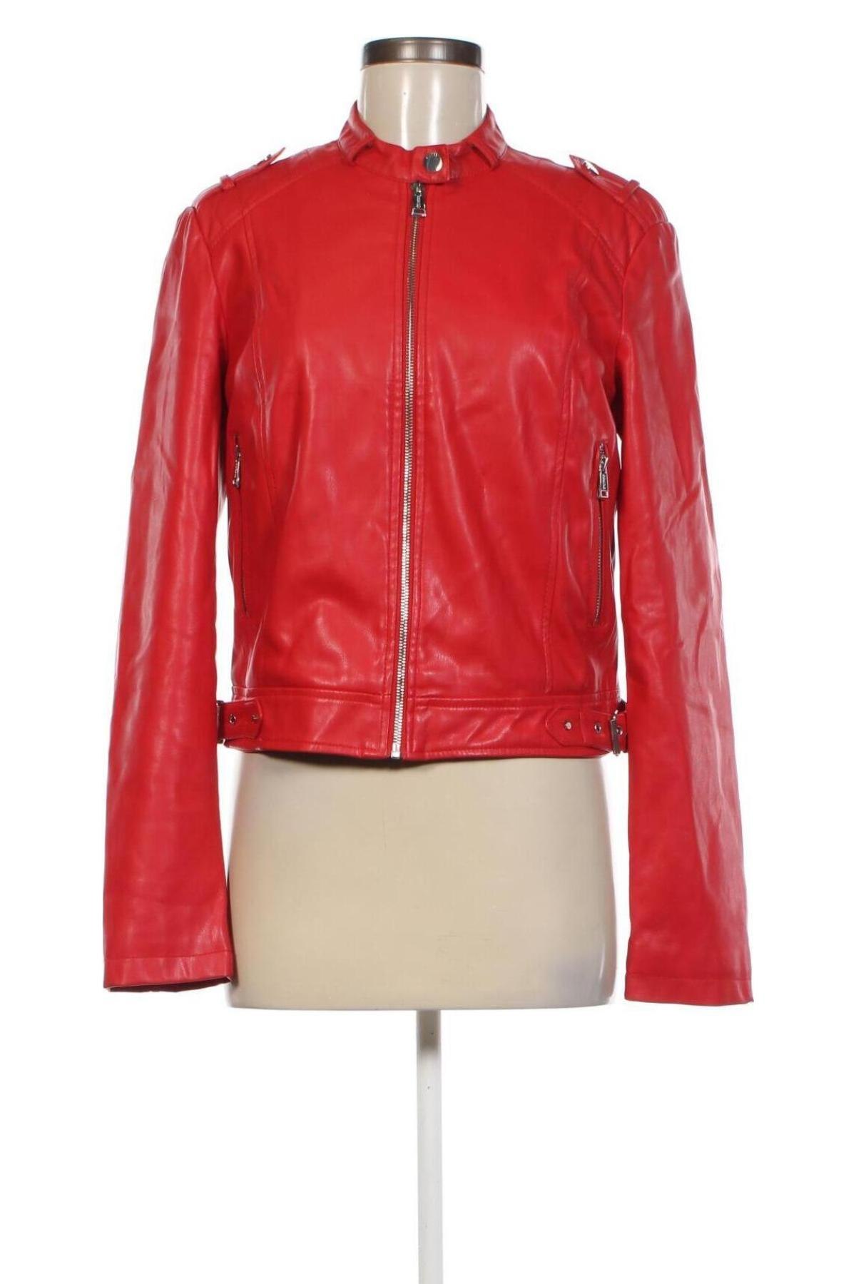 Damen Lederjacke Guess, Größe L, Farbe Rot, Preis 50,32 €