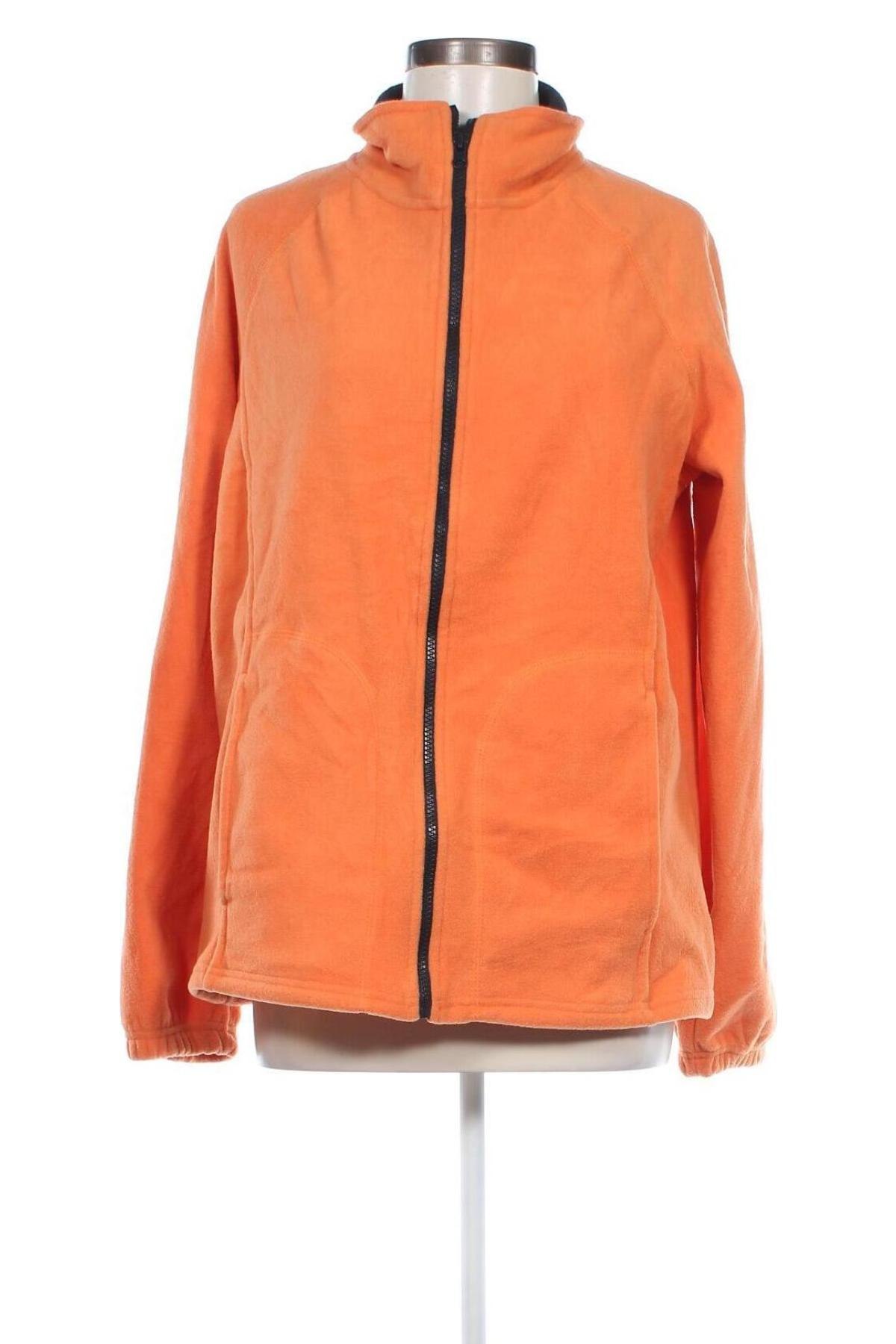 Damen Fleece Oberteil , Größe XL, Farbe Orange, Preis € 7,99