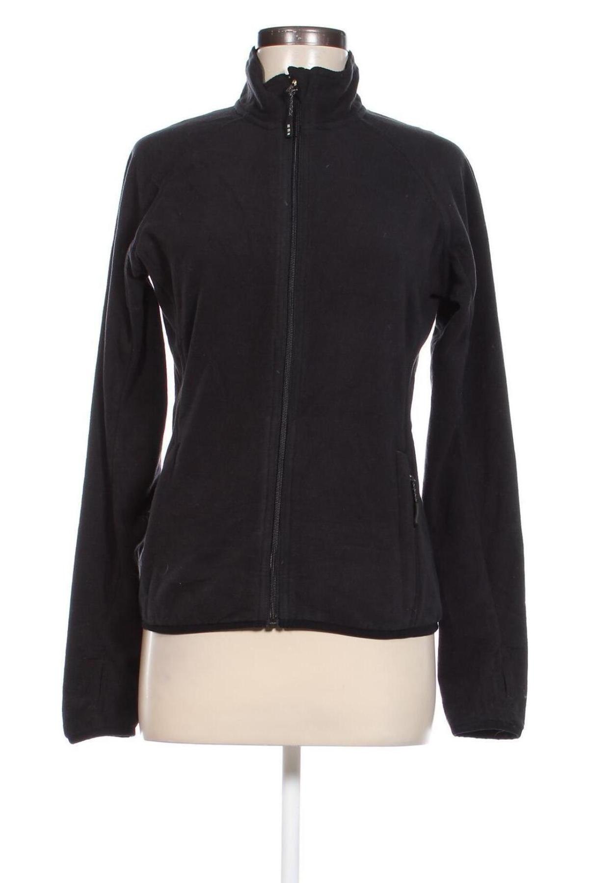 Damen Fleece Oberteil  Elevate, Größe M, Farbe Schwarz, Preis € 7,99