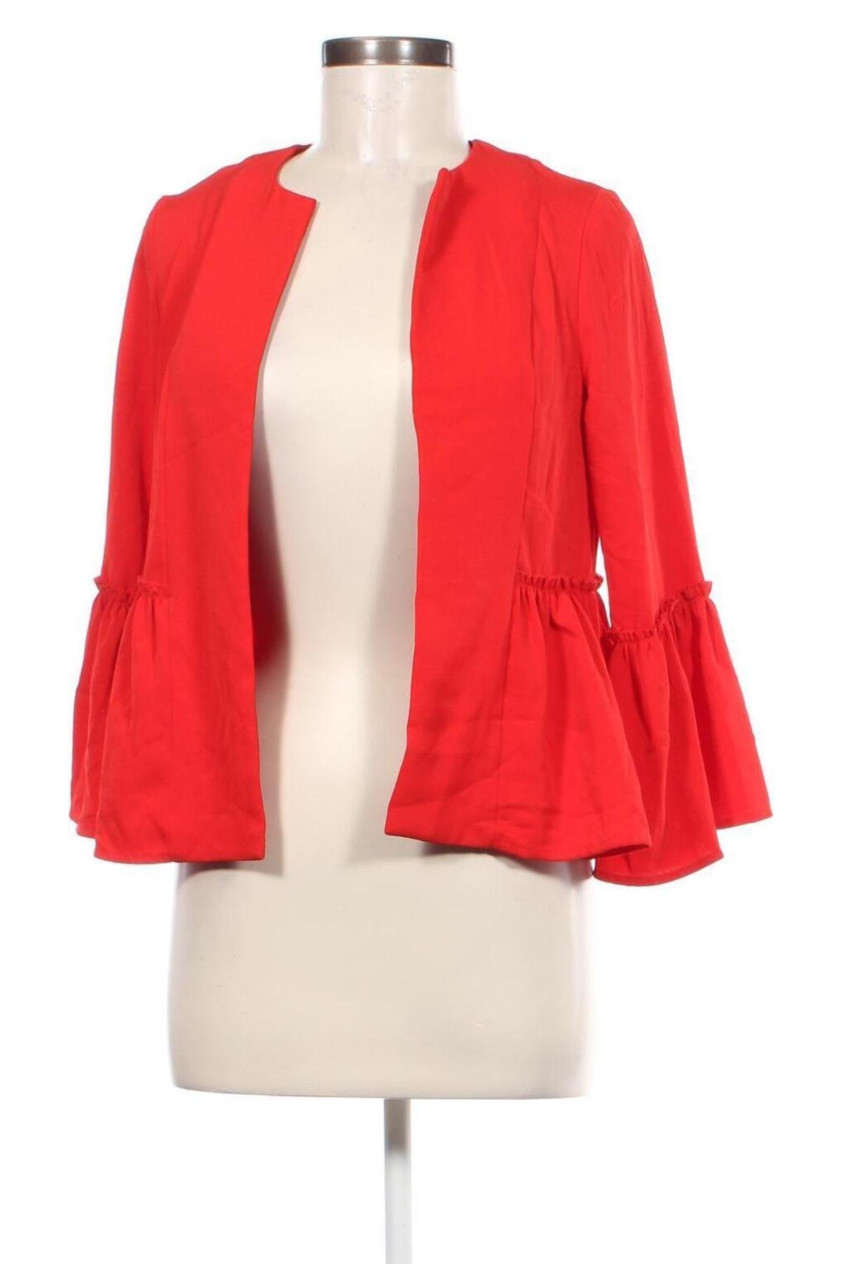 Damen Blazer Amisu, Größe XS, Farbe Rot, Preis € 6,49