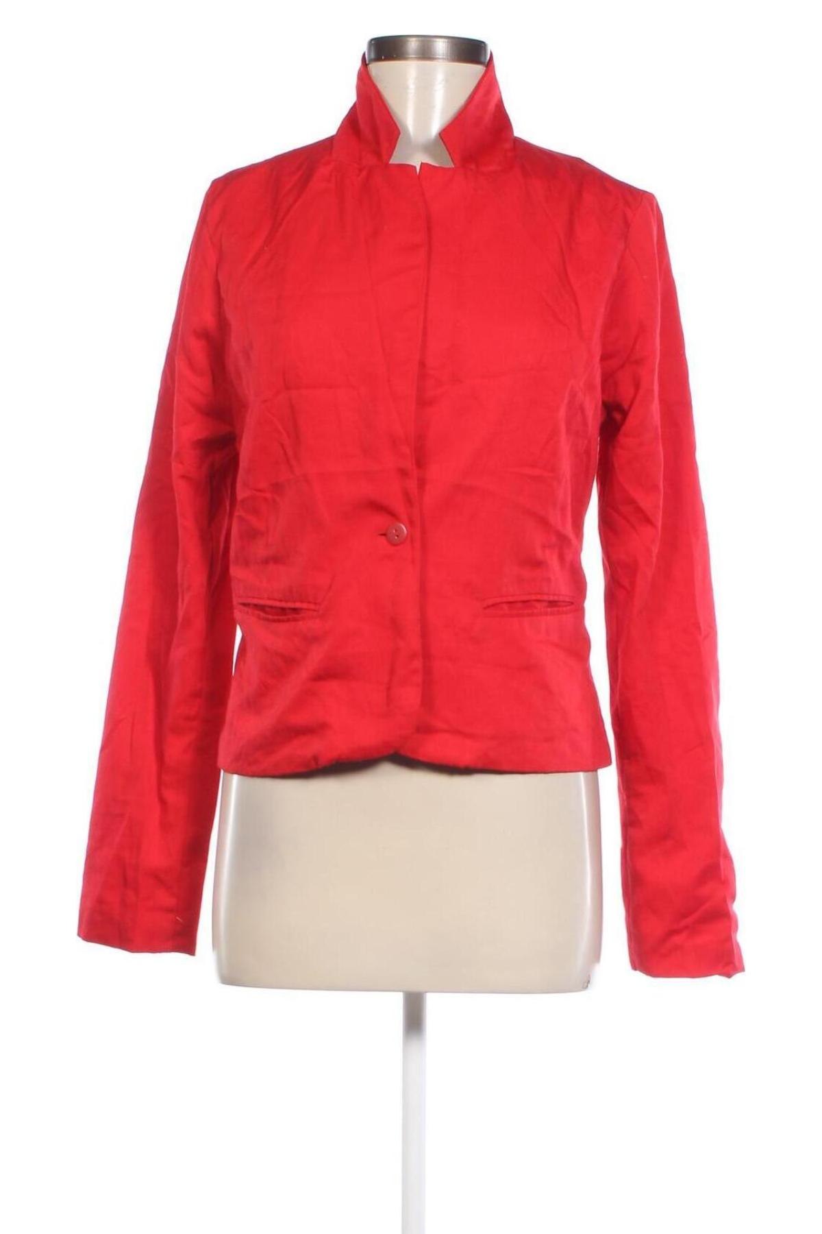 Damen Blazer Bershka, Größe L, Farbe Rot, Preis € 11,99