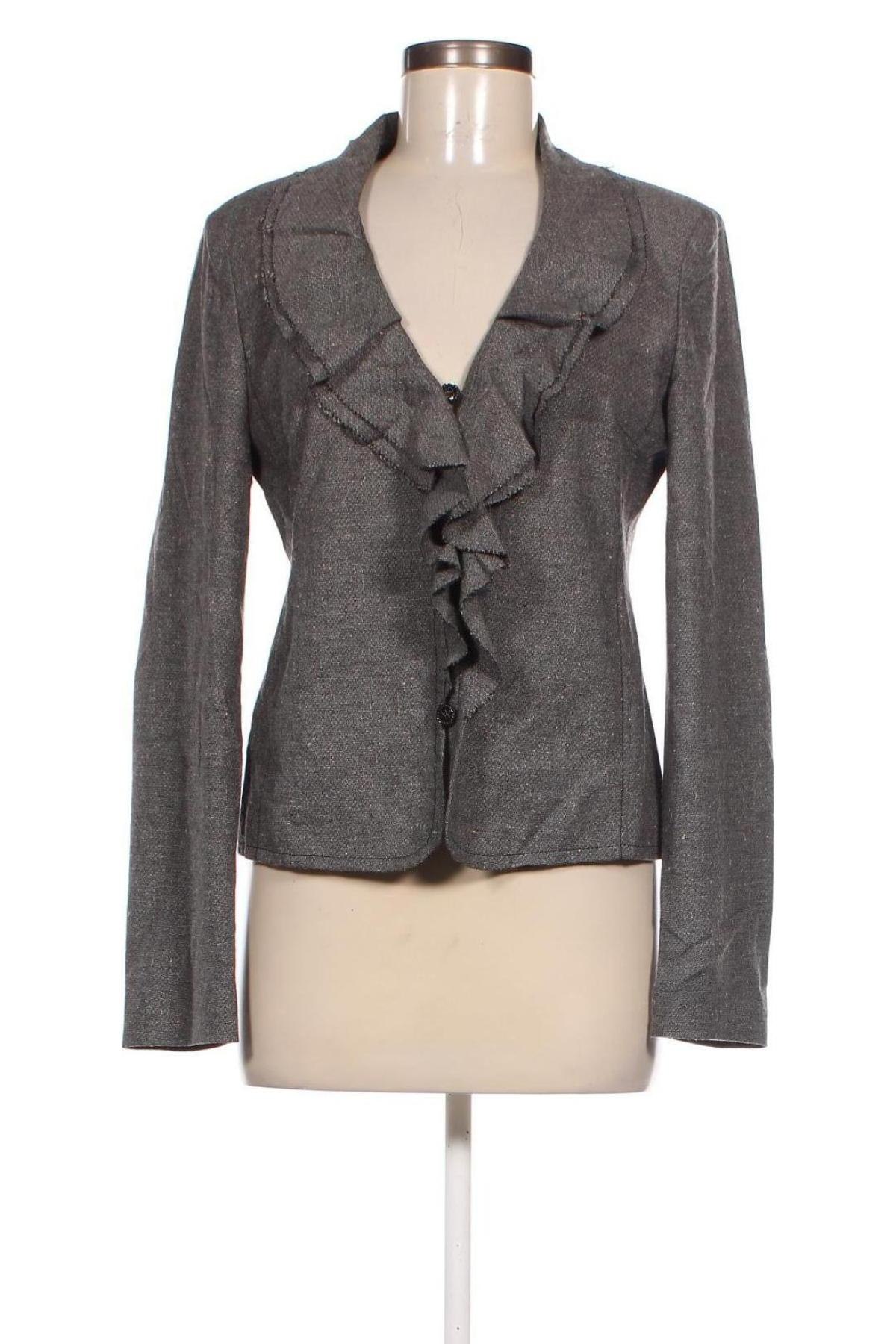 Damen Blazer Claudia Gil, Größe S, Farbe Grau, Preis 7,49 €