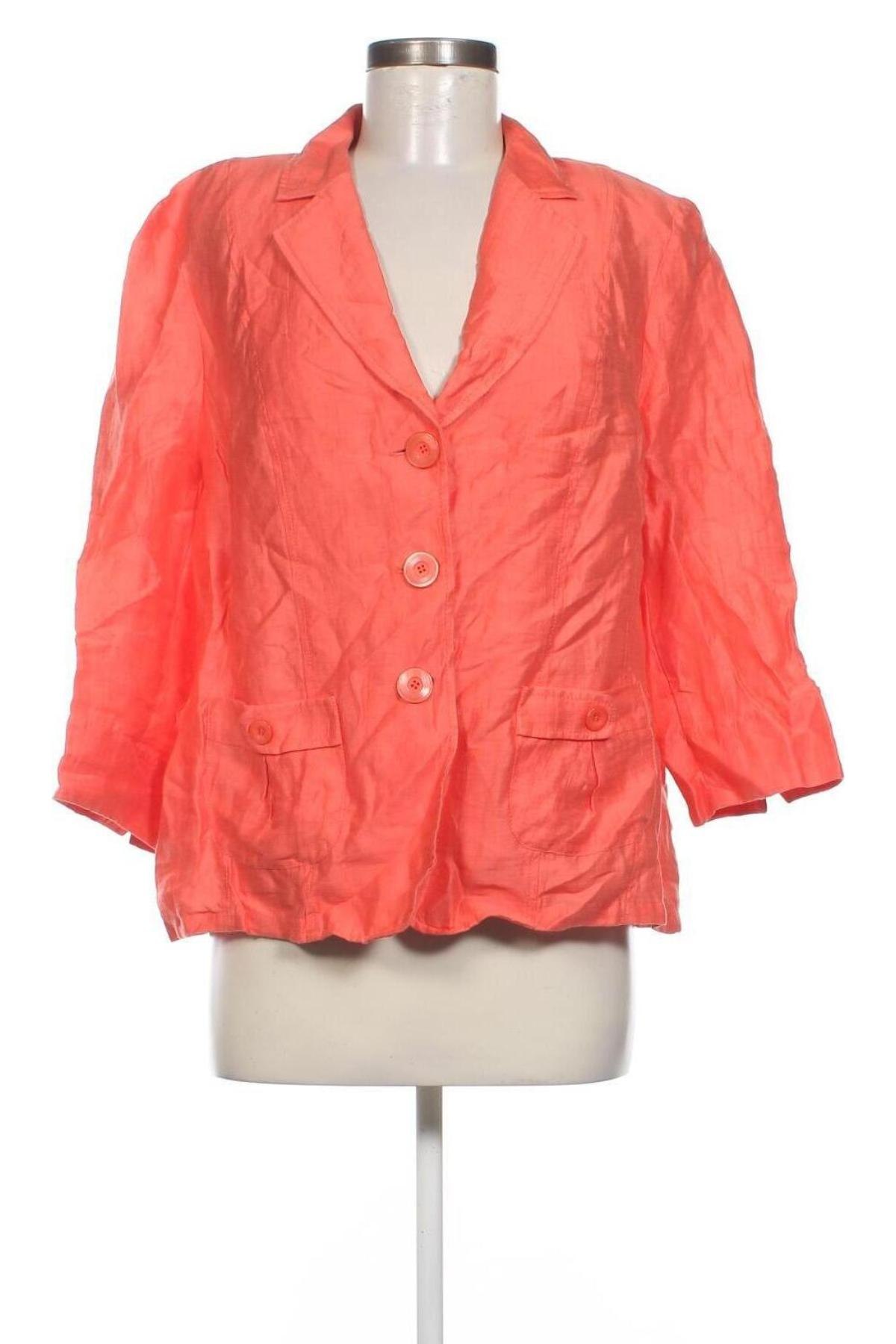 Damen Blazer Frank Walder, Größe XL, Farbe Orange, Preis 21,49 €