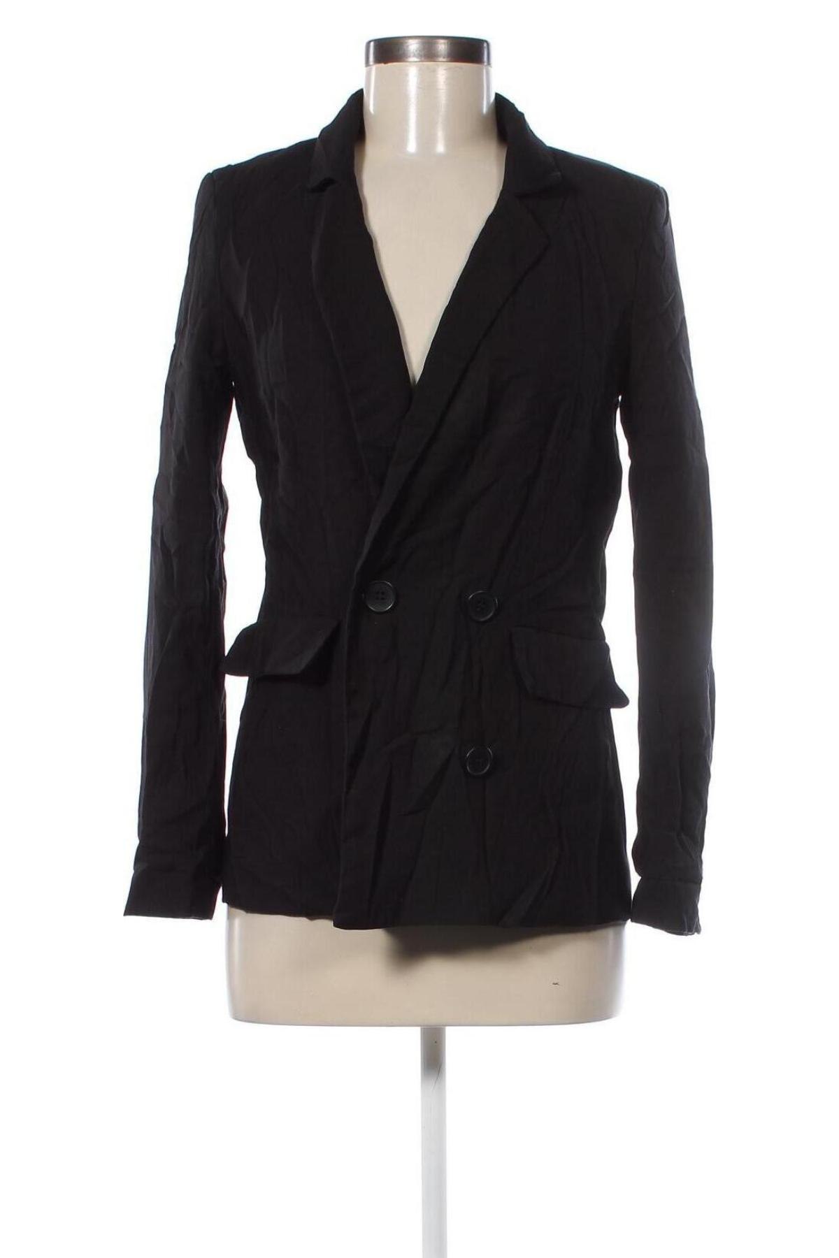 Damen Blazer H&M Divided, Größe XS, Farbe Schwarz, Preis € 11,99