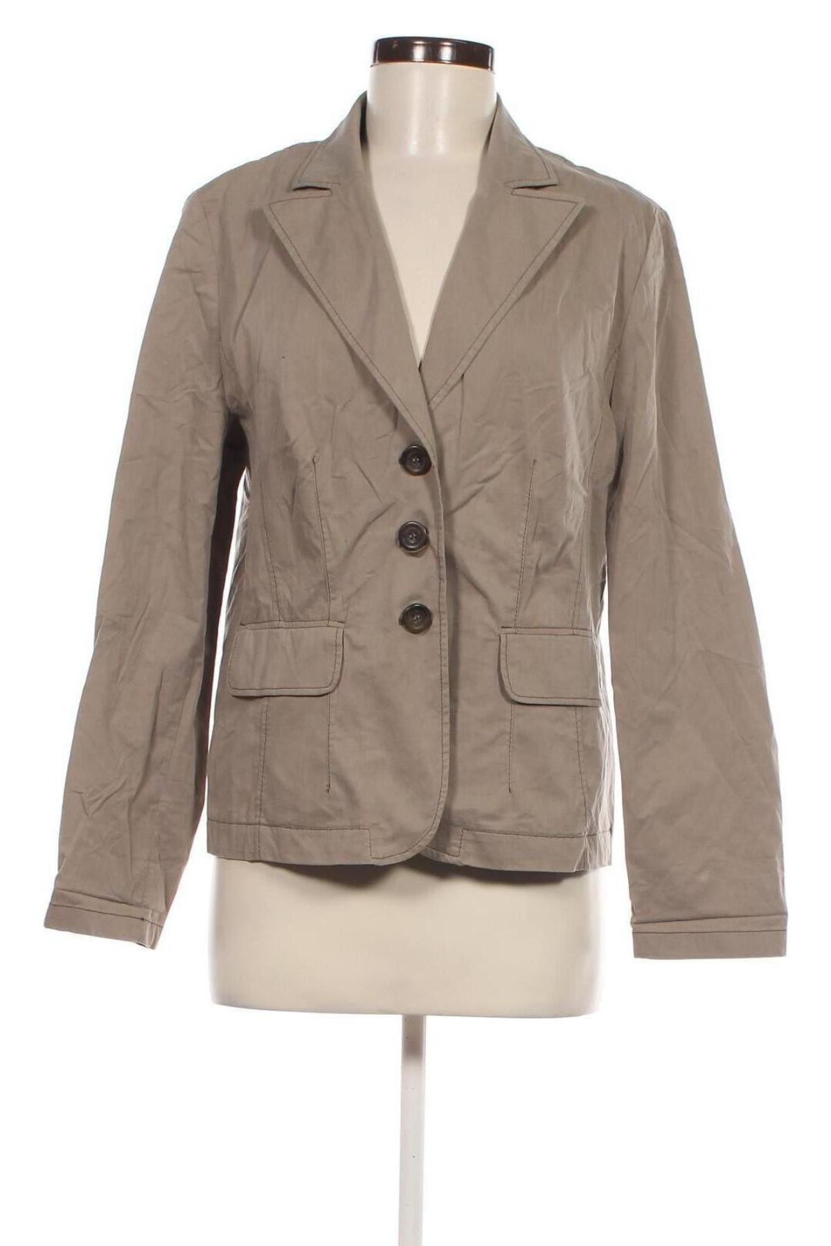 Damen Blazer Laura Lebek, Größe M, Farbe Beige, Preis 9,99 €