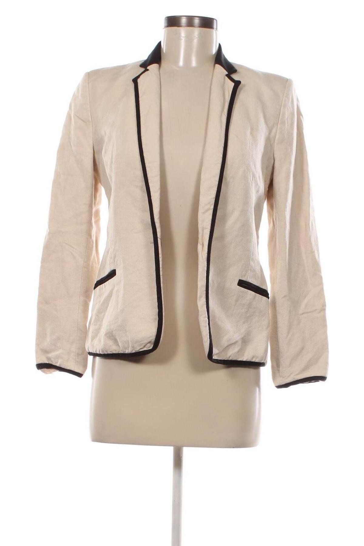 Damen Blazer Mango, Größe S, Farbe Beige, Preis 18,49 €