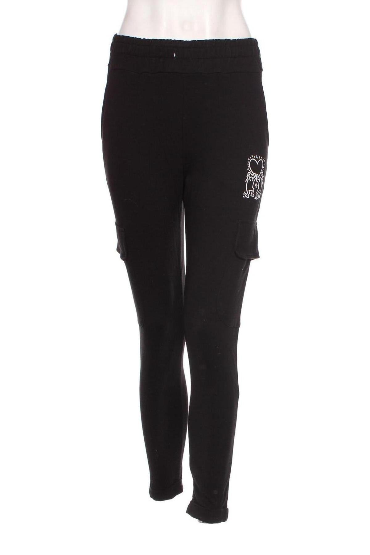 Damen Sporthose Keith Haring, Größe S, Farbe Schwarz, Preis 6,99 €