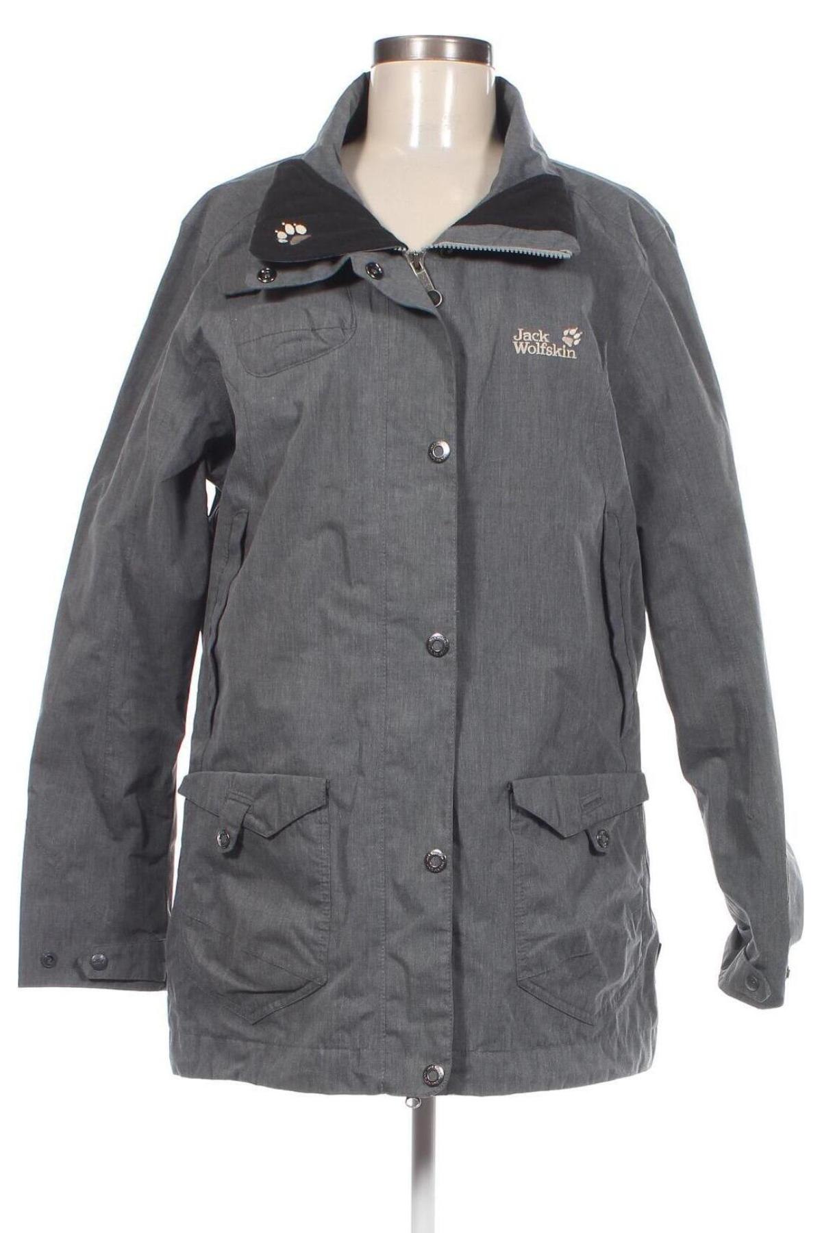 Дамско яке Jack Wolfskin, Размер XL, Цвят Сив, Цена 63,99 лв.